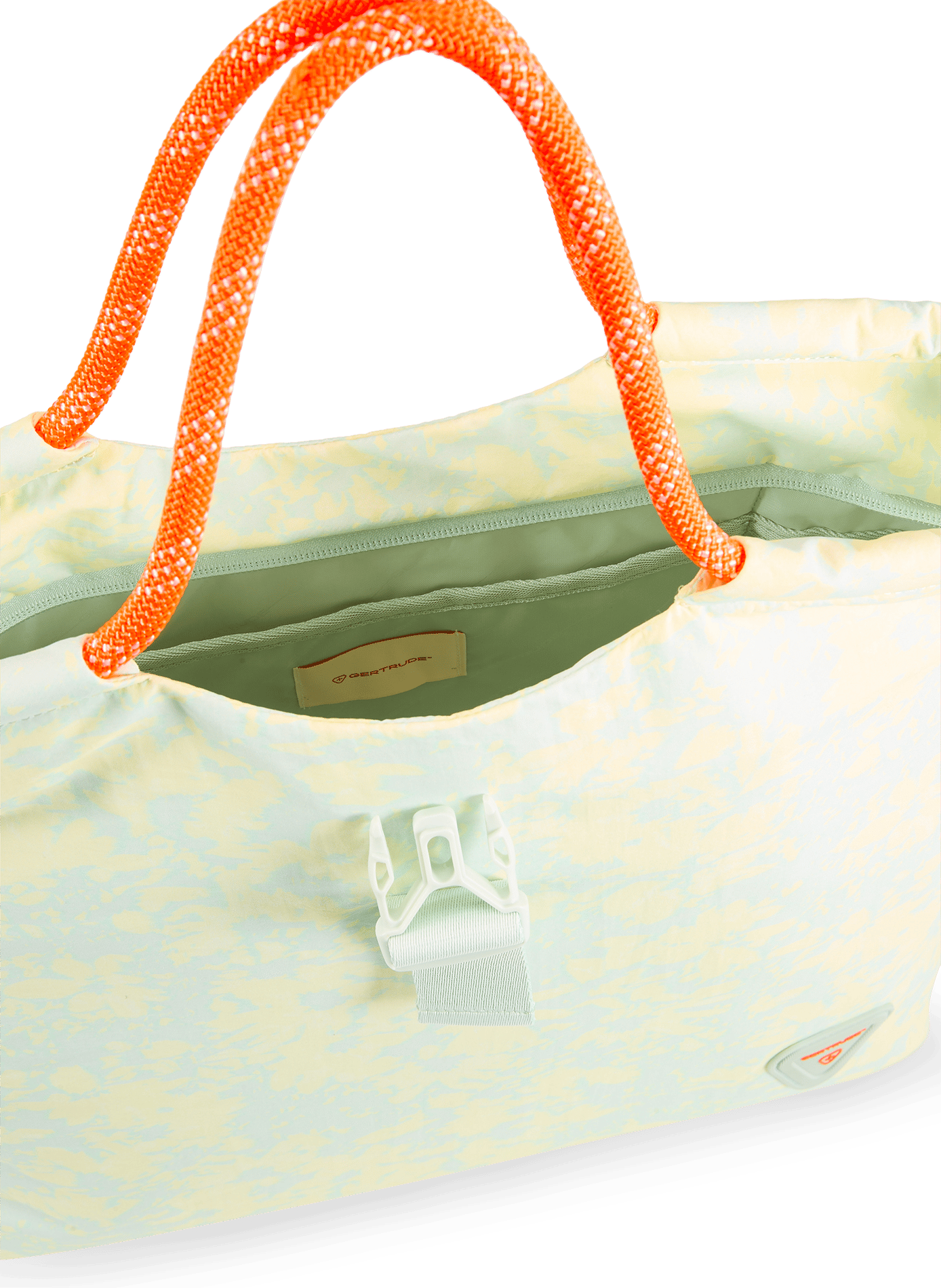 Tote bag Tevy Flowers GERTRUDE ET GASTON Green