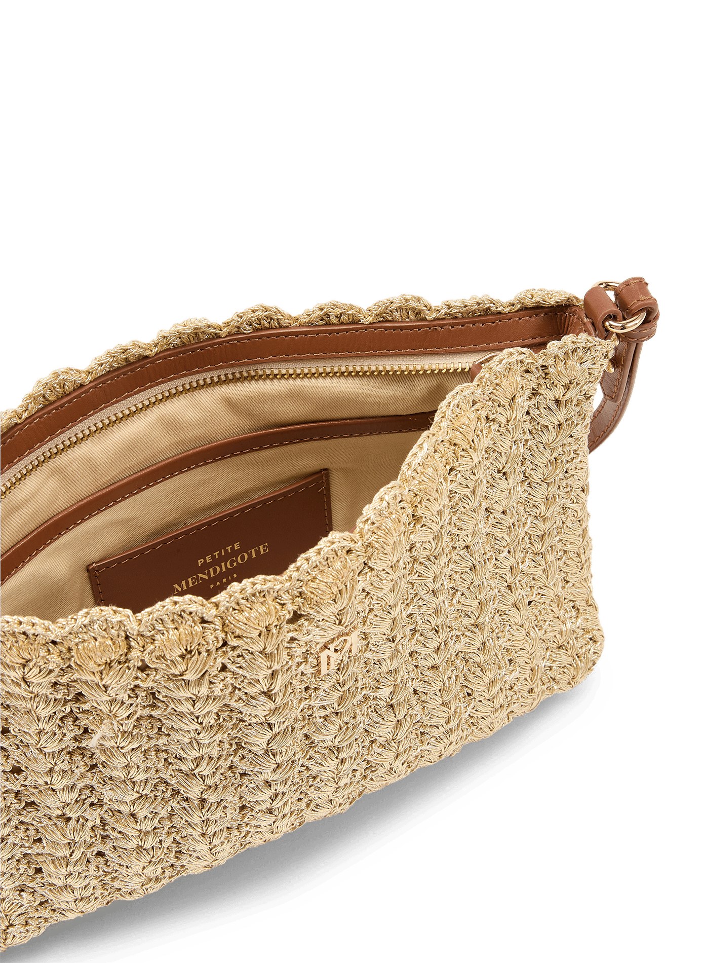 Serion leather handbag PETITE MENDIGOTE White