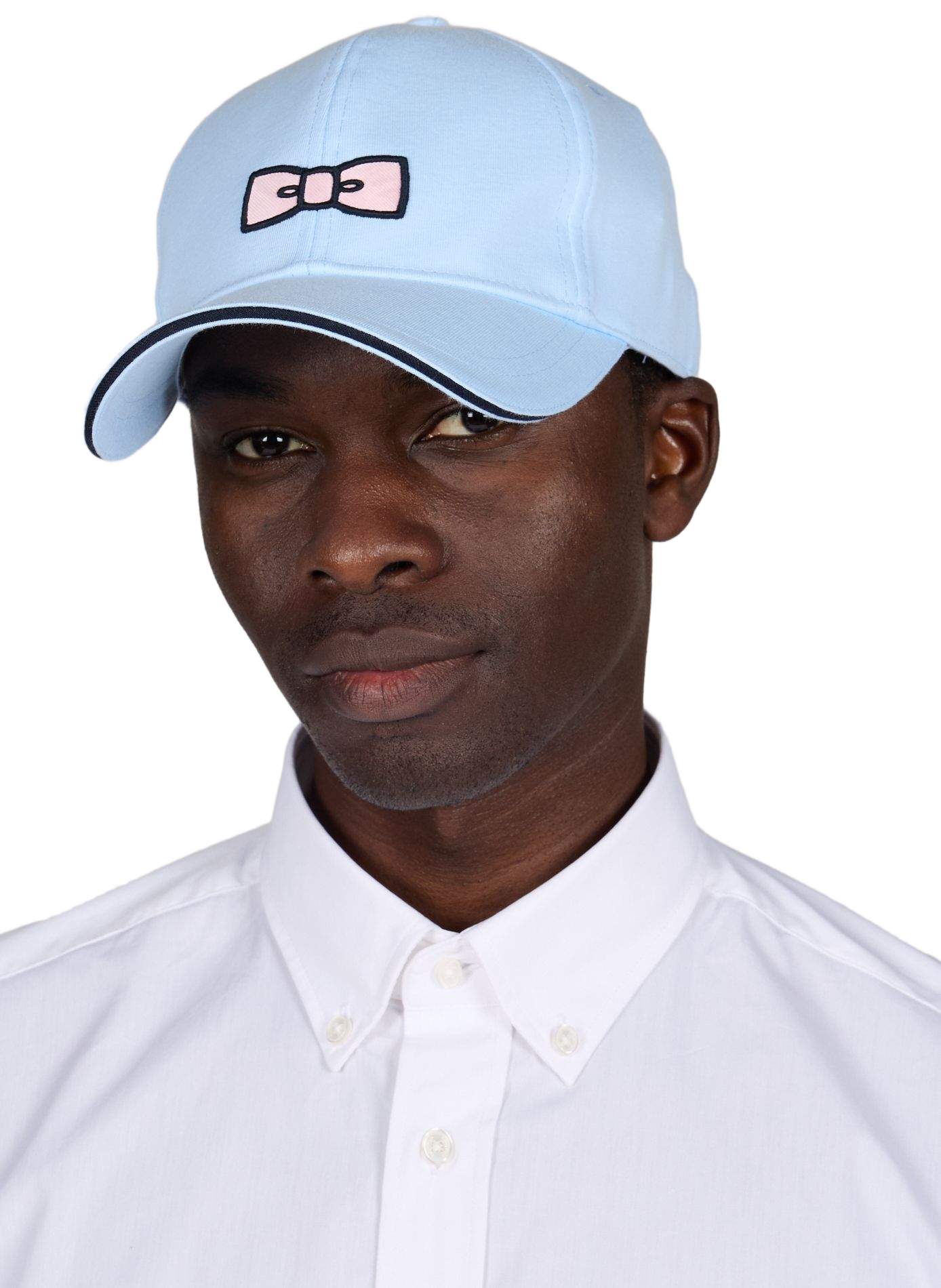 Casquette à broderie nœud papillon en coton EDEN PARK Bleu