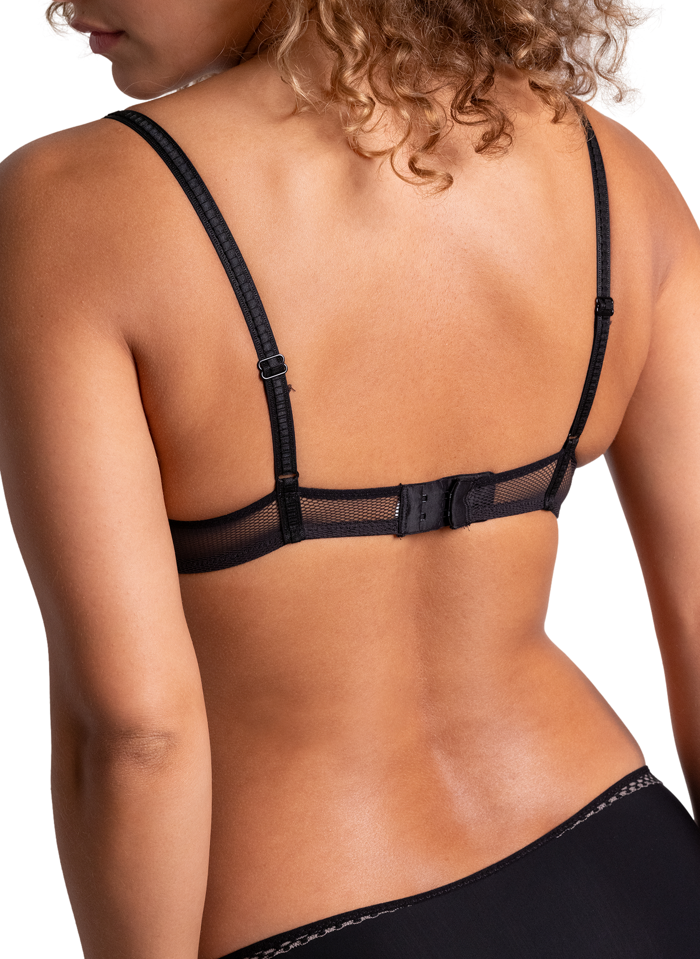 Soutien-gorge balconnet Suzy en dentelle fleurie PASSIONATA Beige