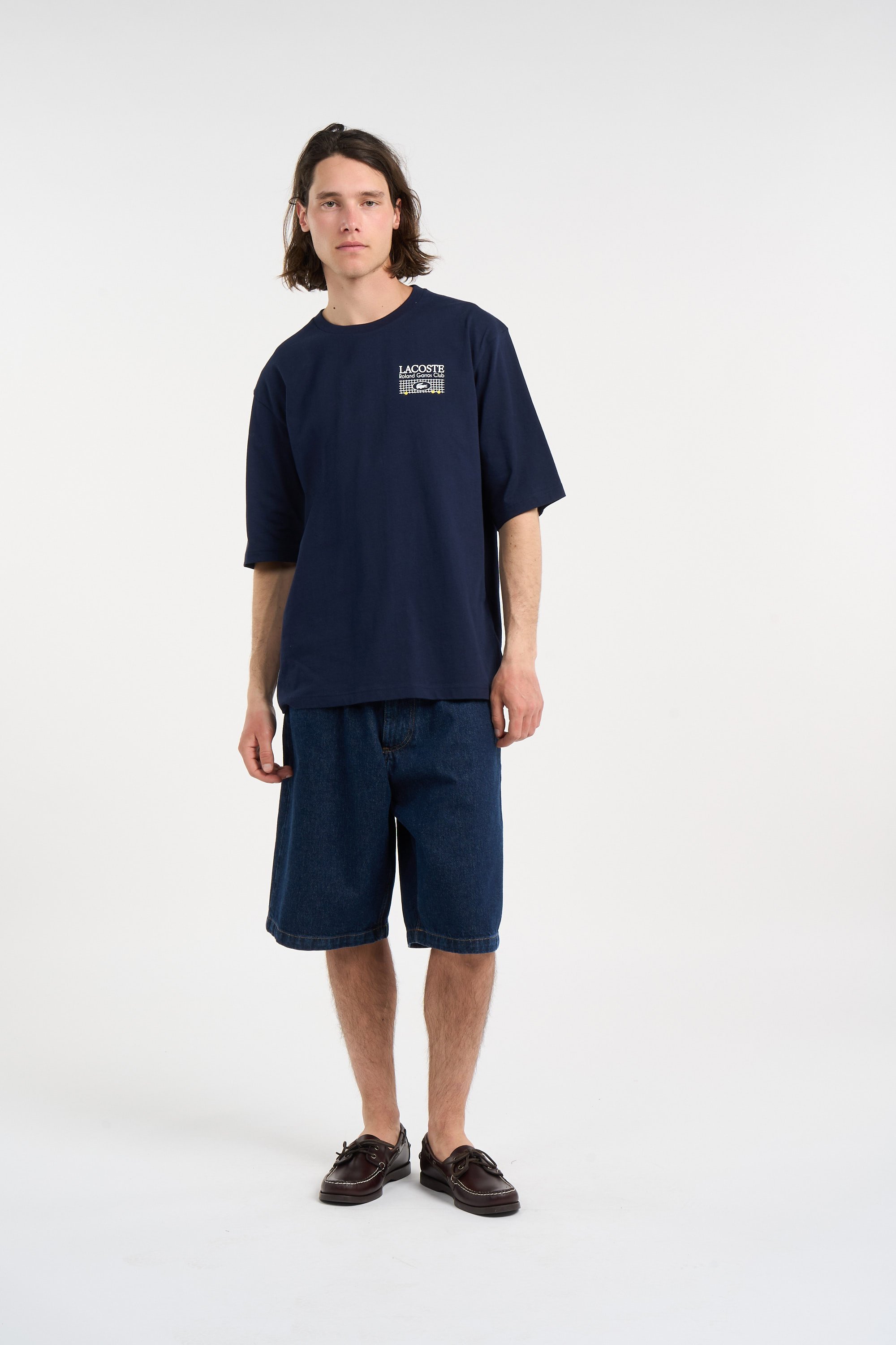 T-shirt roland garros club LACOSTE Bleu