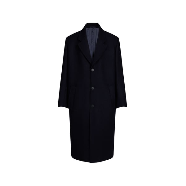 Manteau long uni en laine Manteau long uni en laine