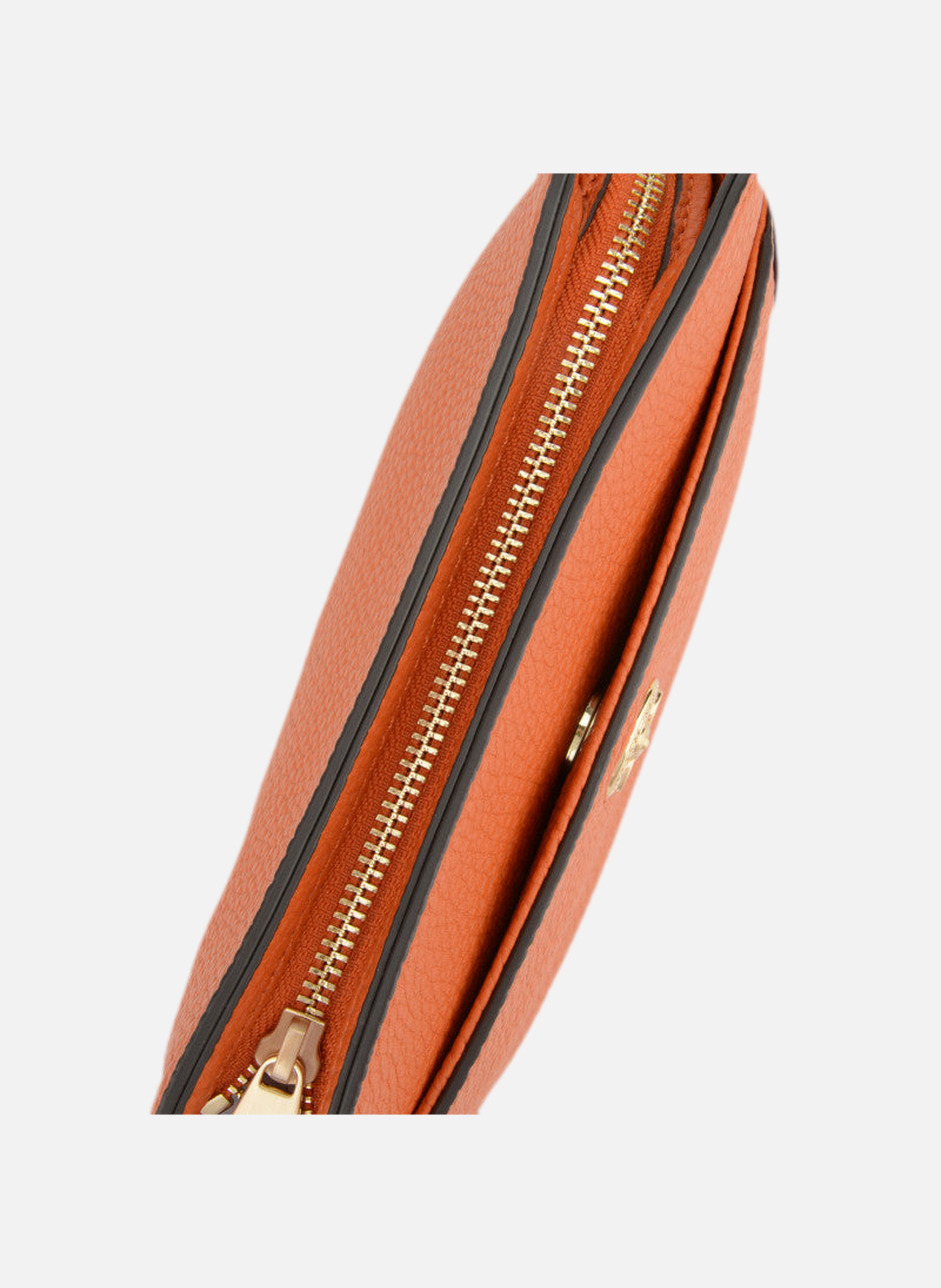 Image | sac cabas en cuir de vachette POURCHET Orange