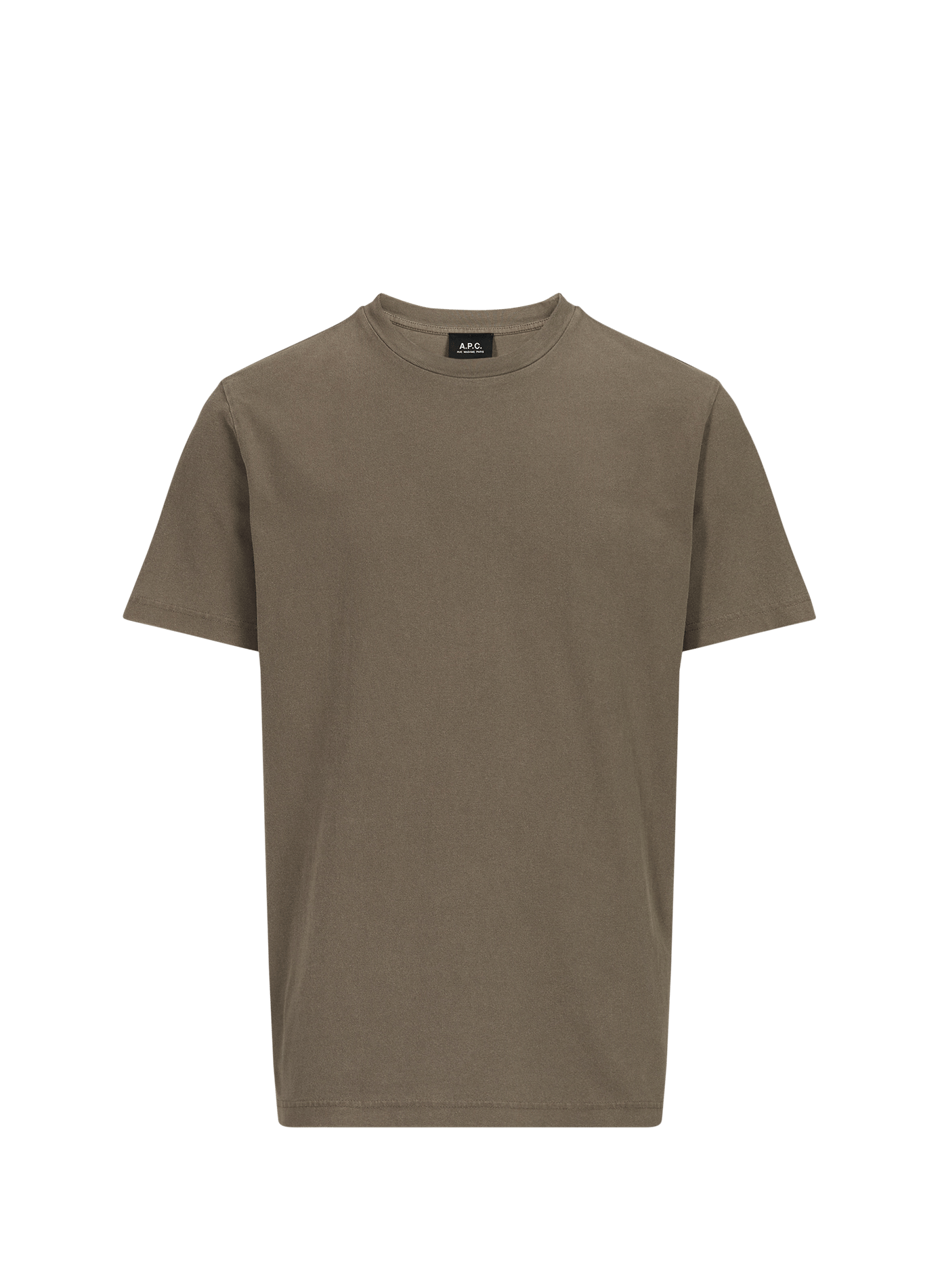 Short-sleeved cotton T-shirt A.P.C. Grey