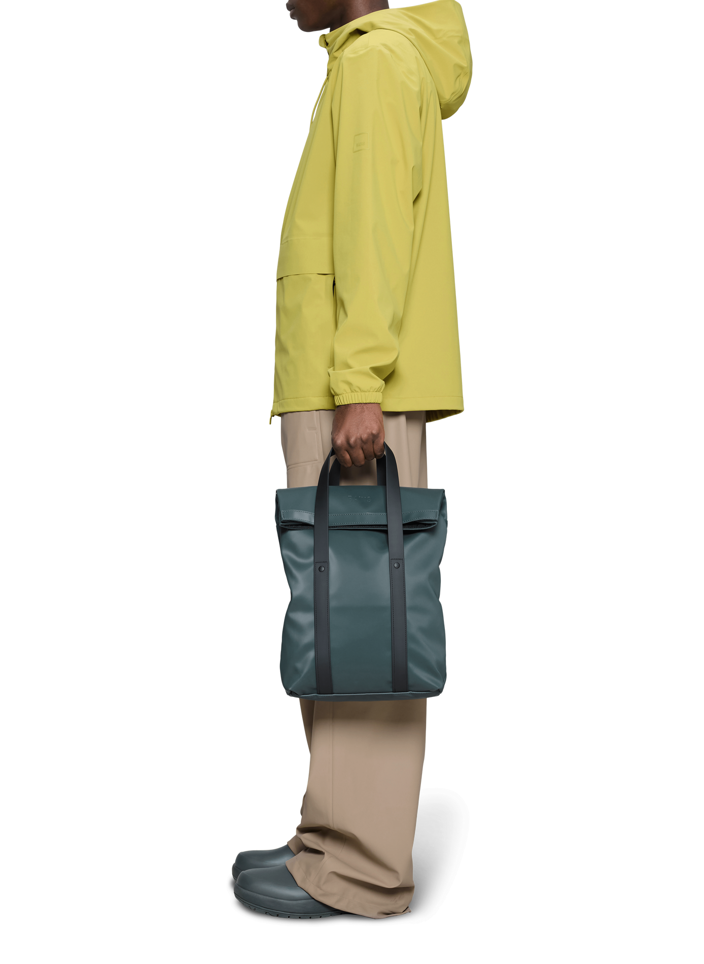 2 Way Tote Mini Backpack RAINS Khaki