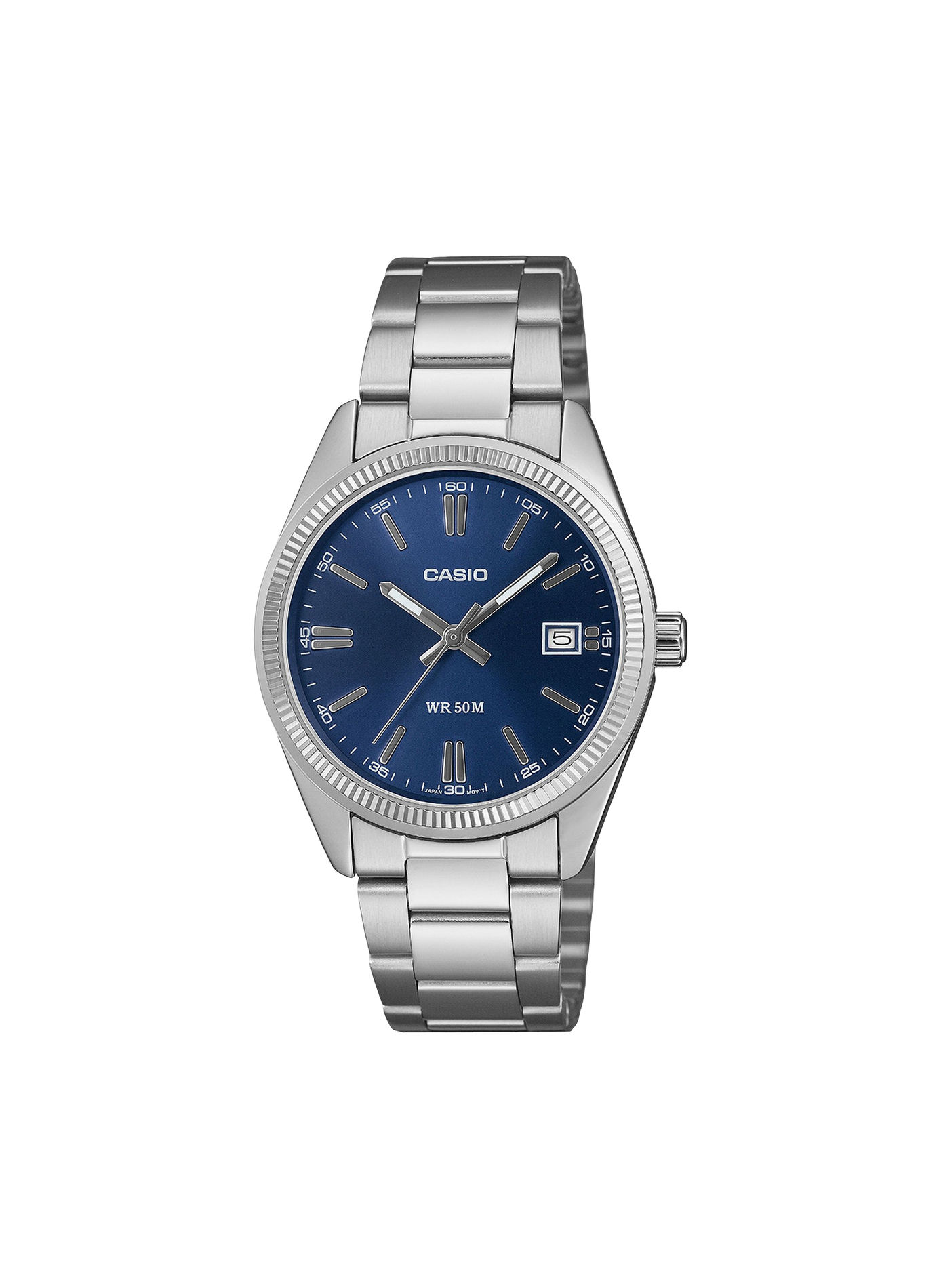 Vintage Casio stainless steel quartz watch CASIO Blue