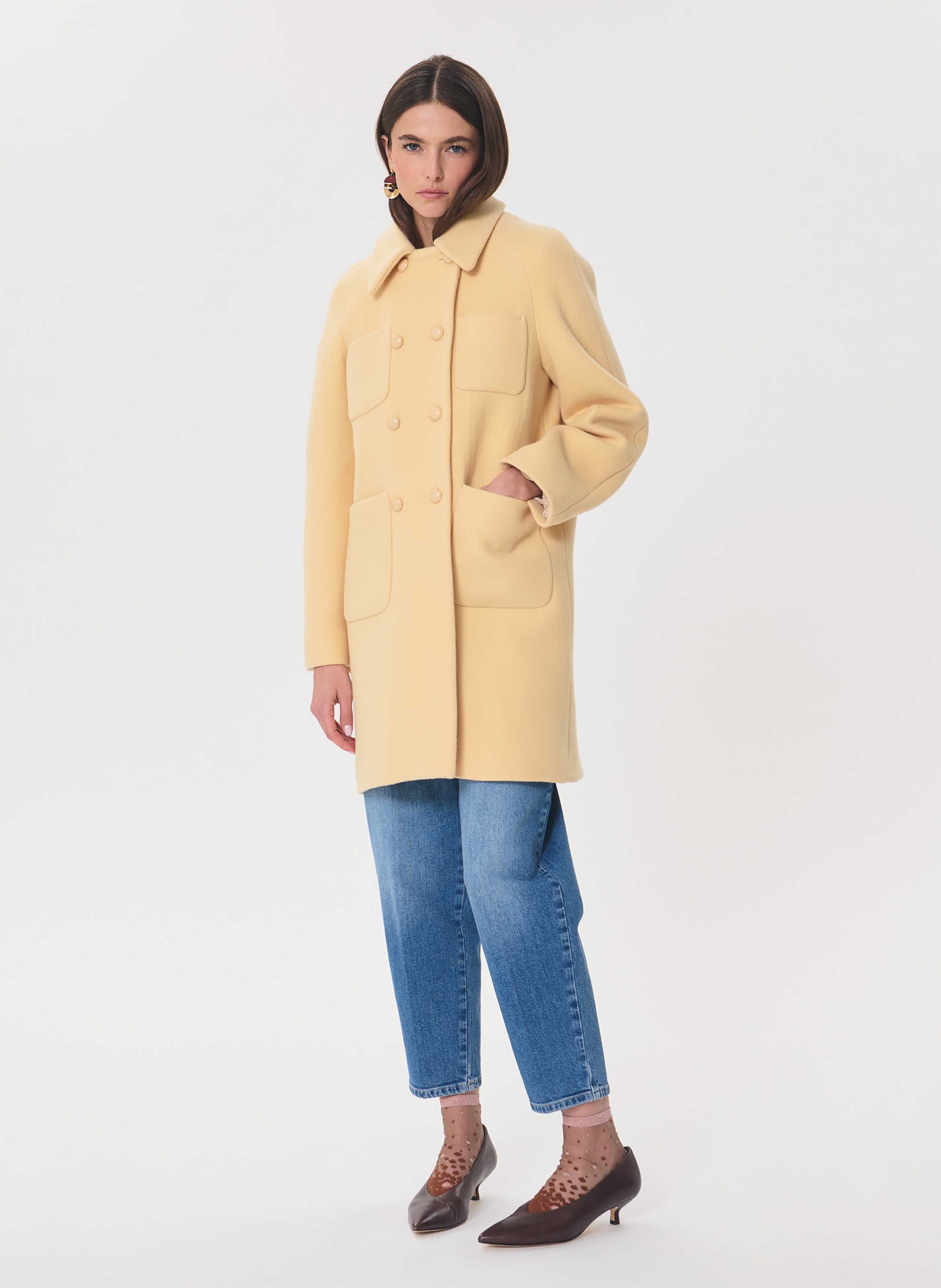 Manteau maryline TARA JARMON Jaune