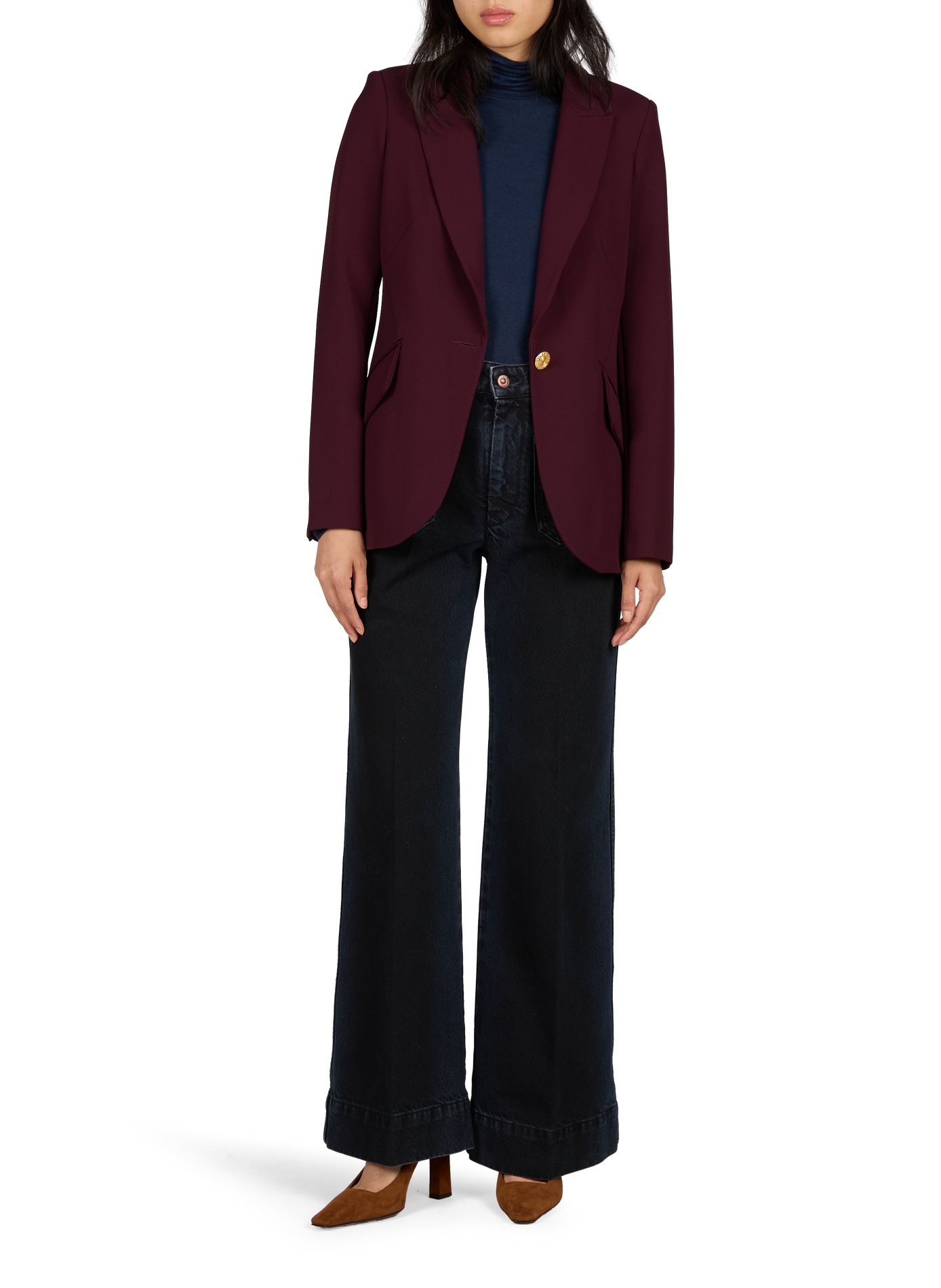 Blazer cintré uni GUESS Noir