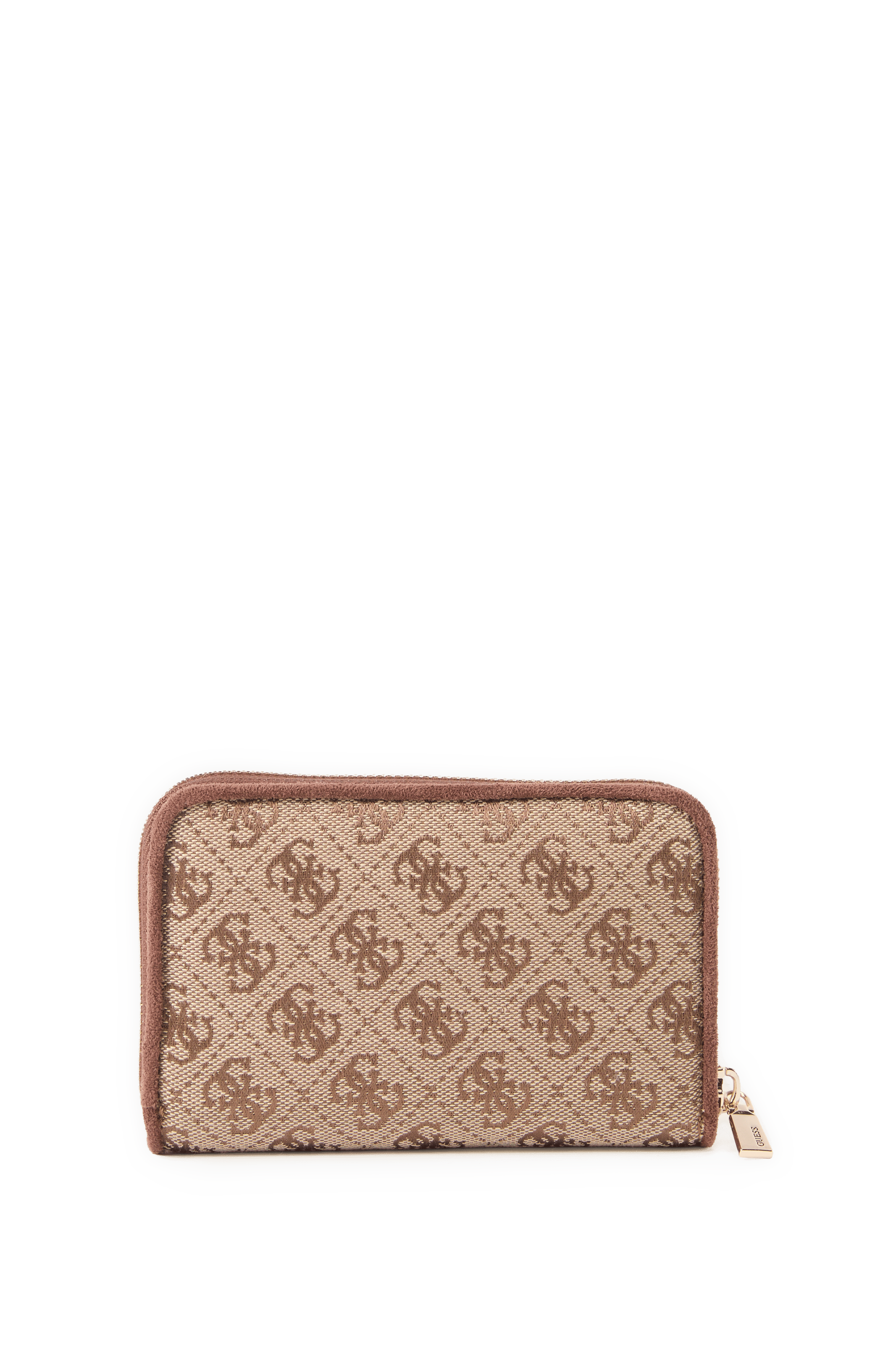 Monedero jacquard GUESS Marrón