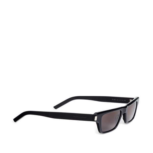 Saint Laurent Rectangular Sunglasses In Black