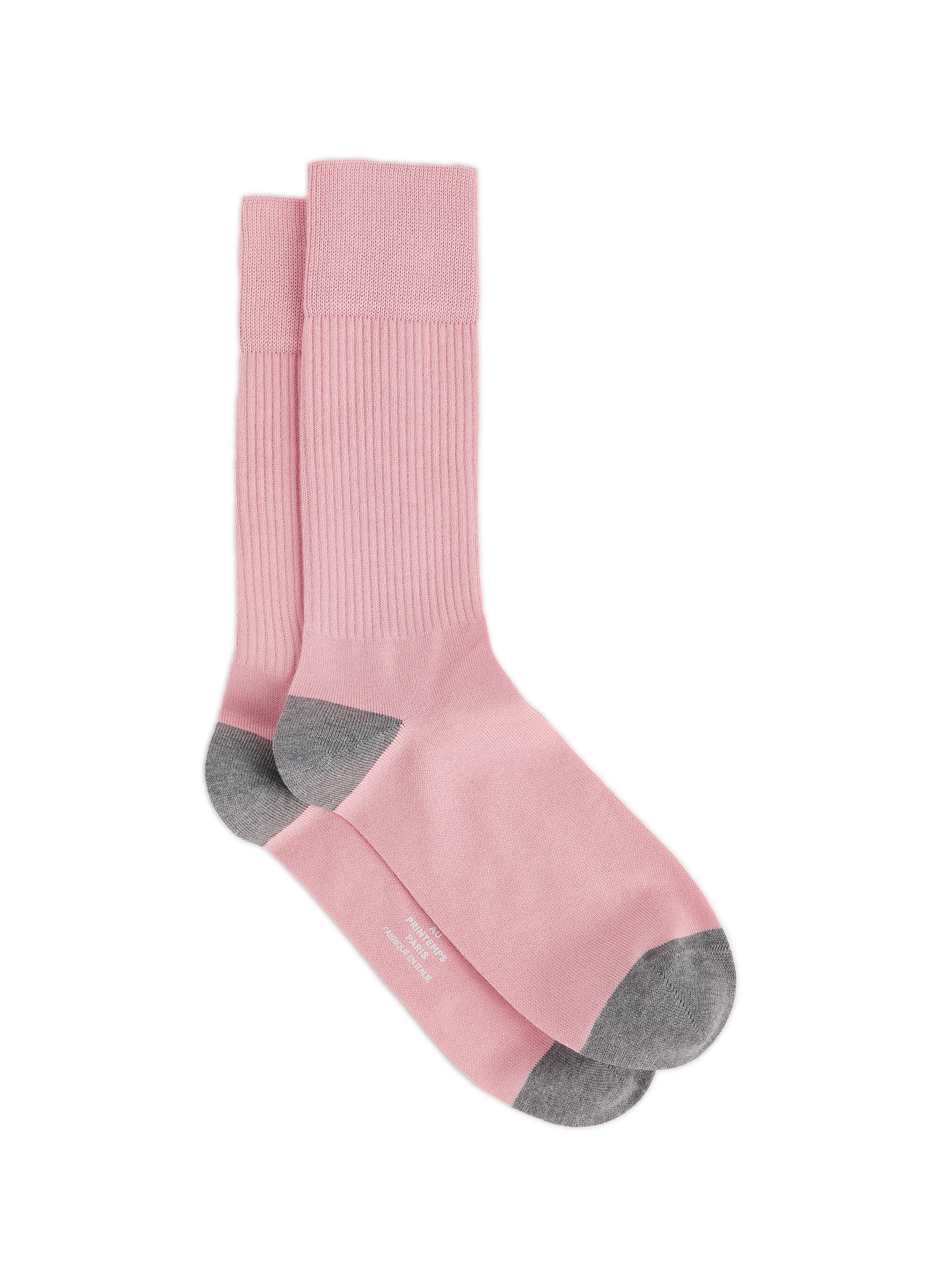 Chaussettes hautes en coton mélangé