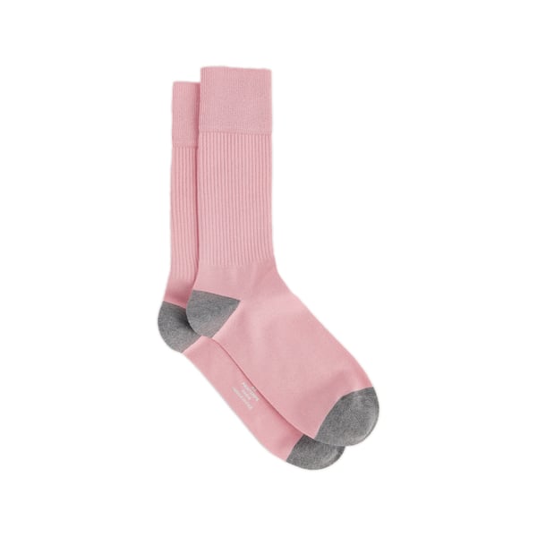 Chaussettes hautes en coton mélangé