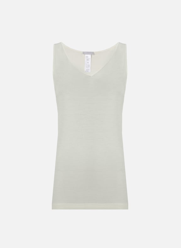 Wool and silk tank top Beige by HANRO HANRO Wool and silk tank top Beige