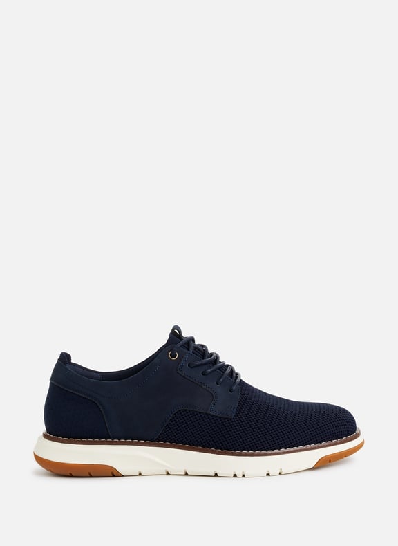 Echo II leather derby shoes Blue by SCHMOOVE SCHMOOVE Echo II leather derby shoes Blue