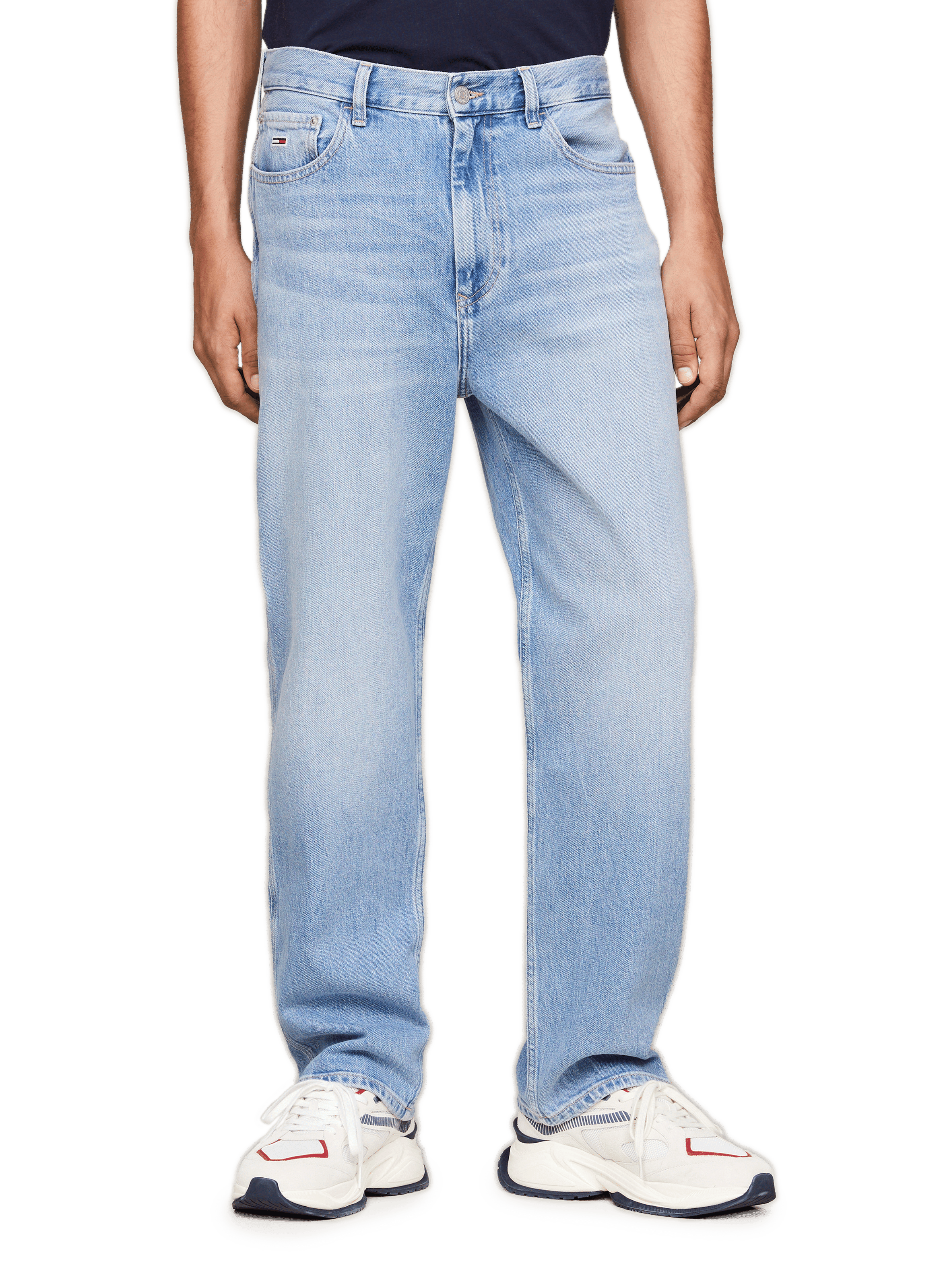 Jean droit TOMMY HILFIGER Bleu