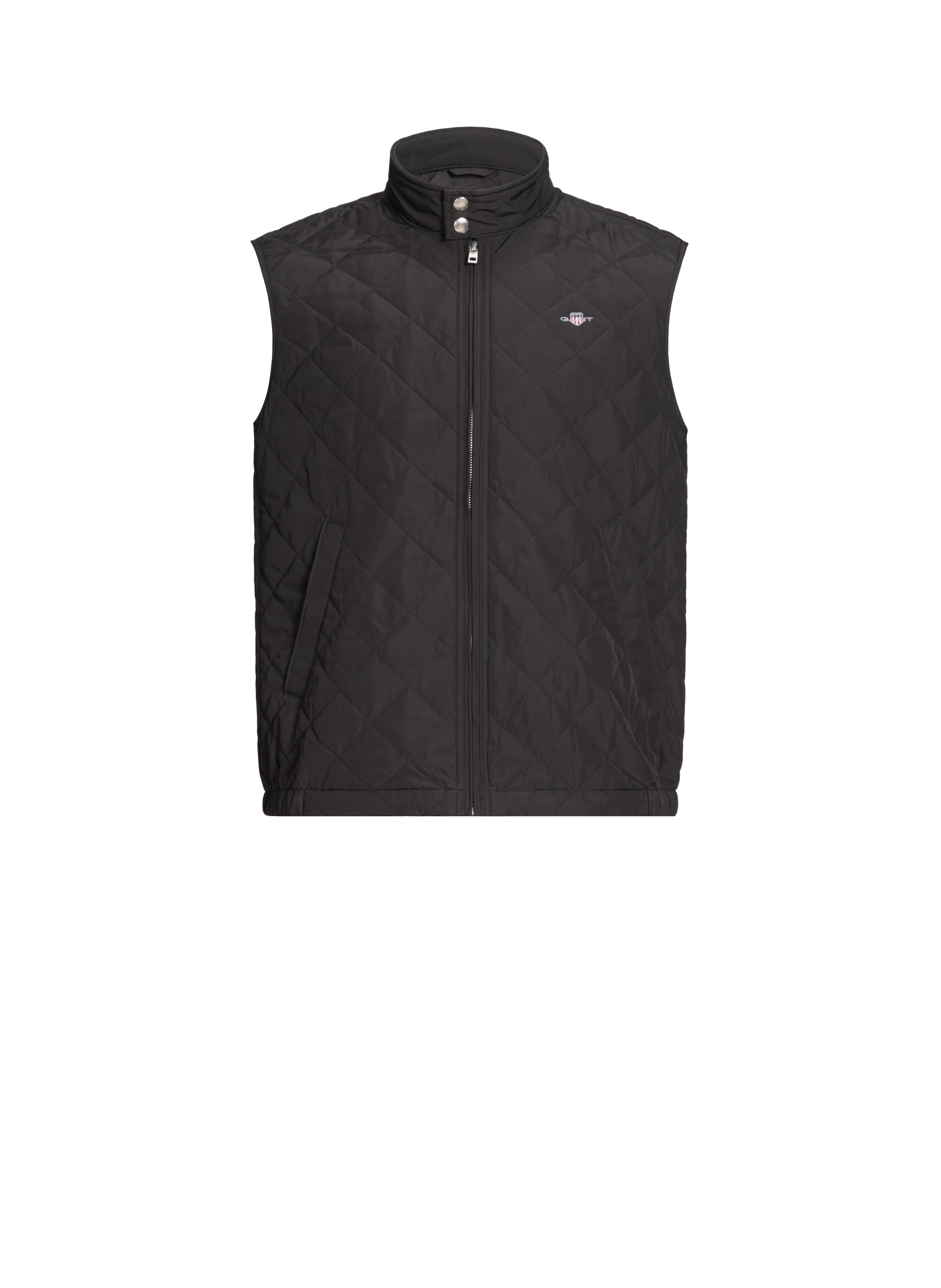 GANT Quilted gilet Black