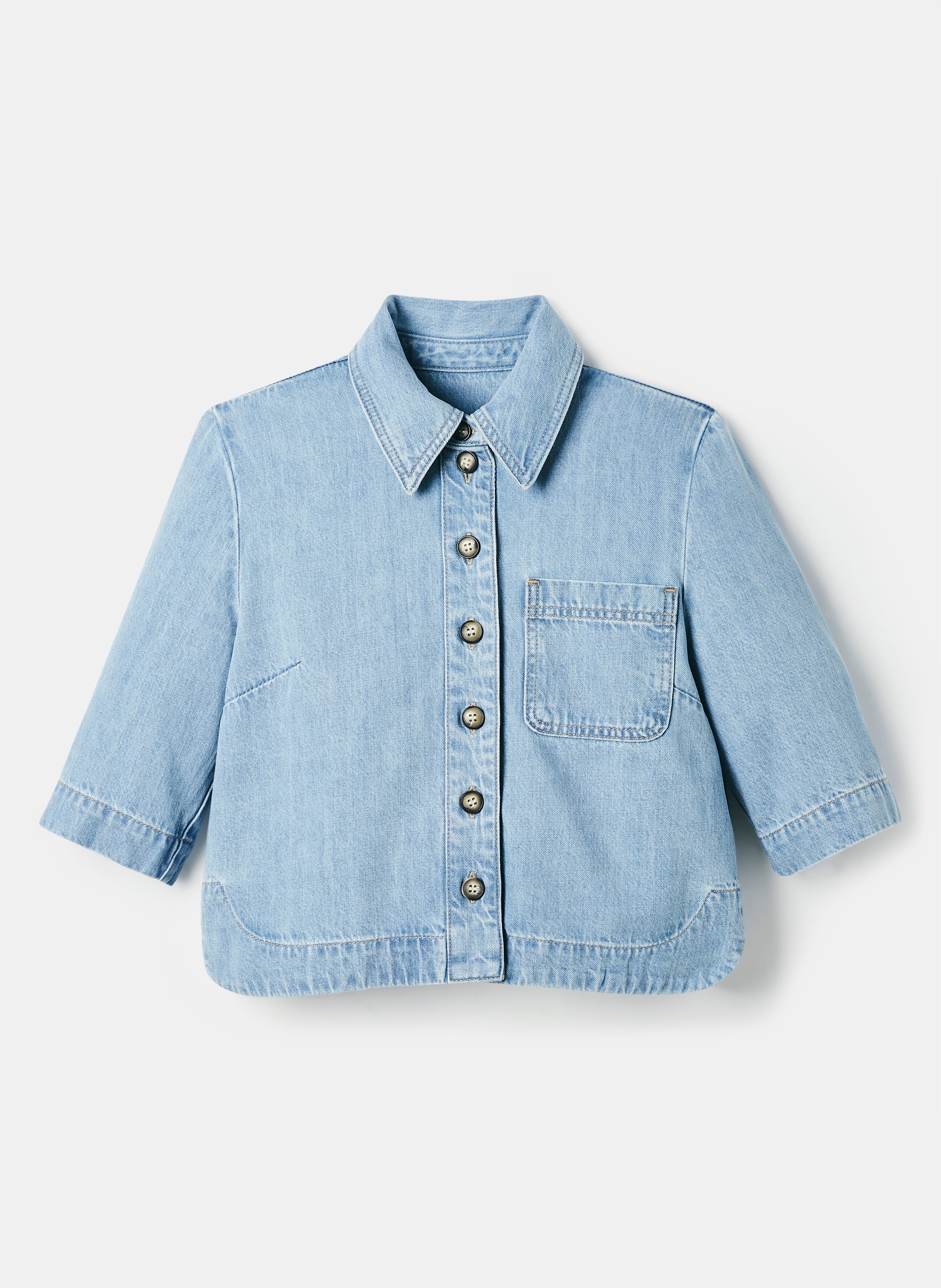 Chemise bleu ciel droite - celina ZAPA Bleu