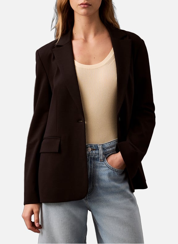 Veste blazer ajustée Noir by CALVIN KLEIN CALVIN KLEIN Veste blazer ajustée Noir