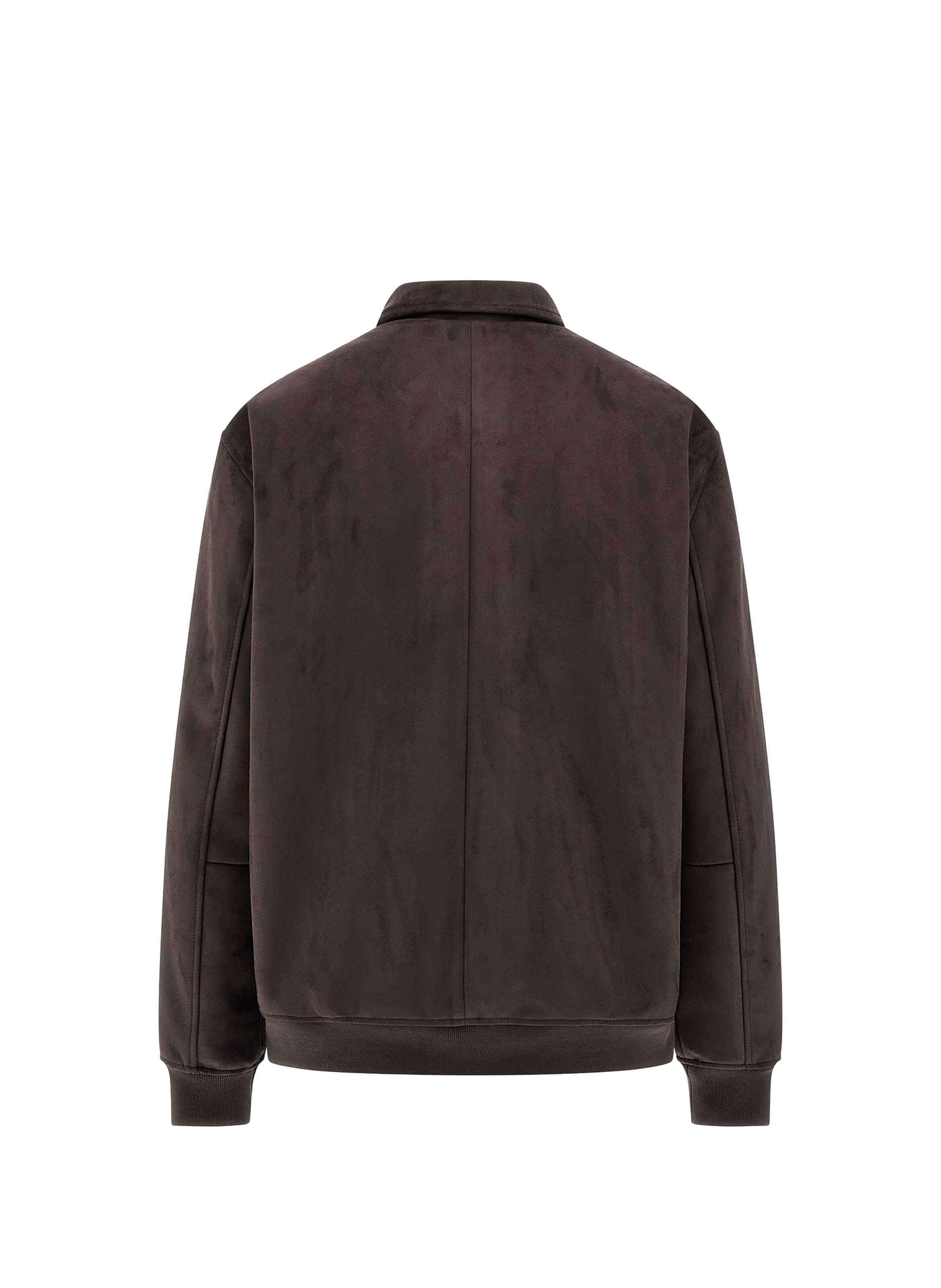 Suede jacket GUESS Brown