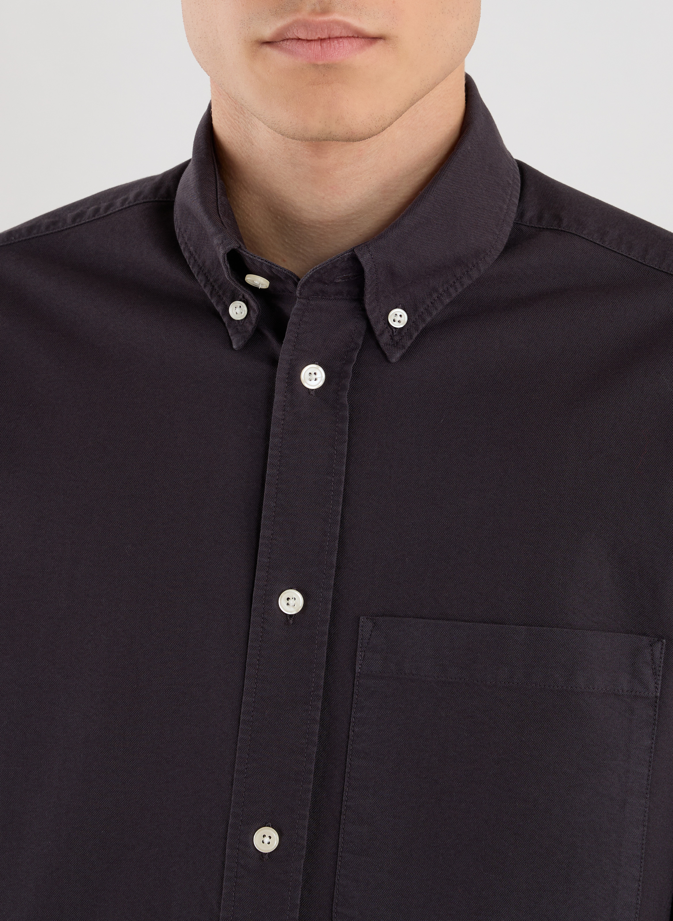 Chemise Amen en coton SAISON 1865 Bleu