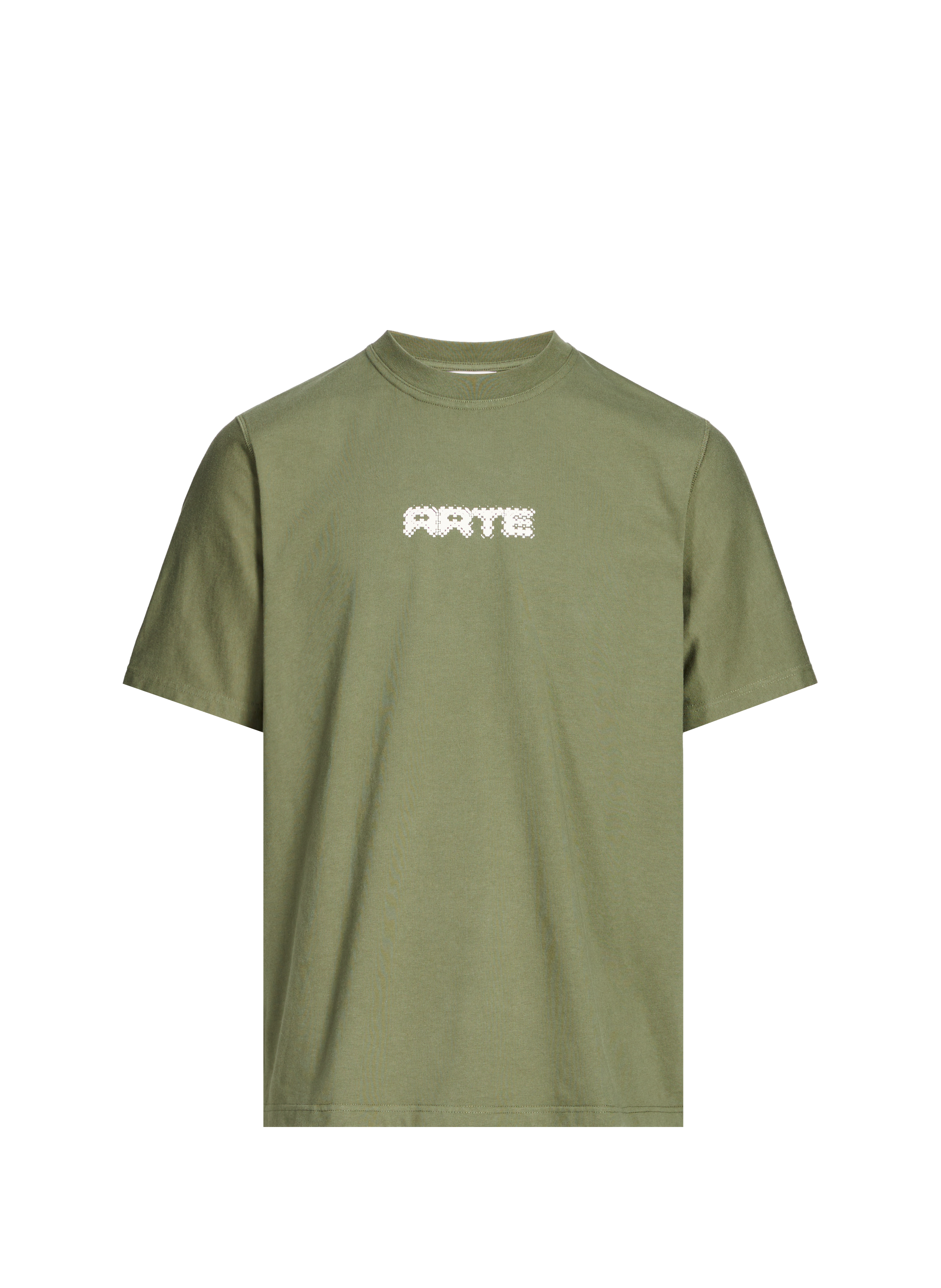 Cotton round-neck T-shirt ARTE ANTWERP Khaki