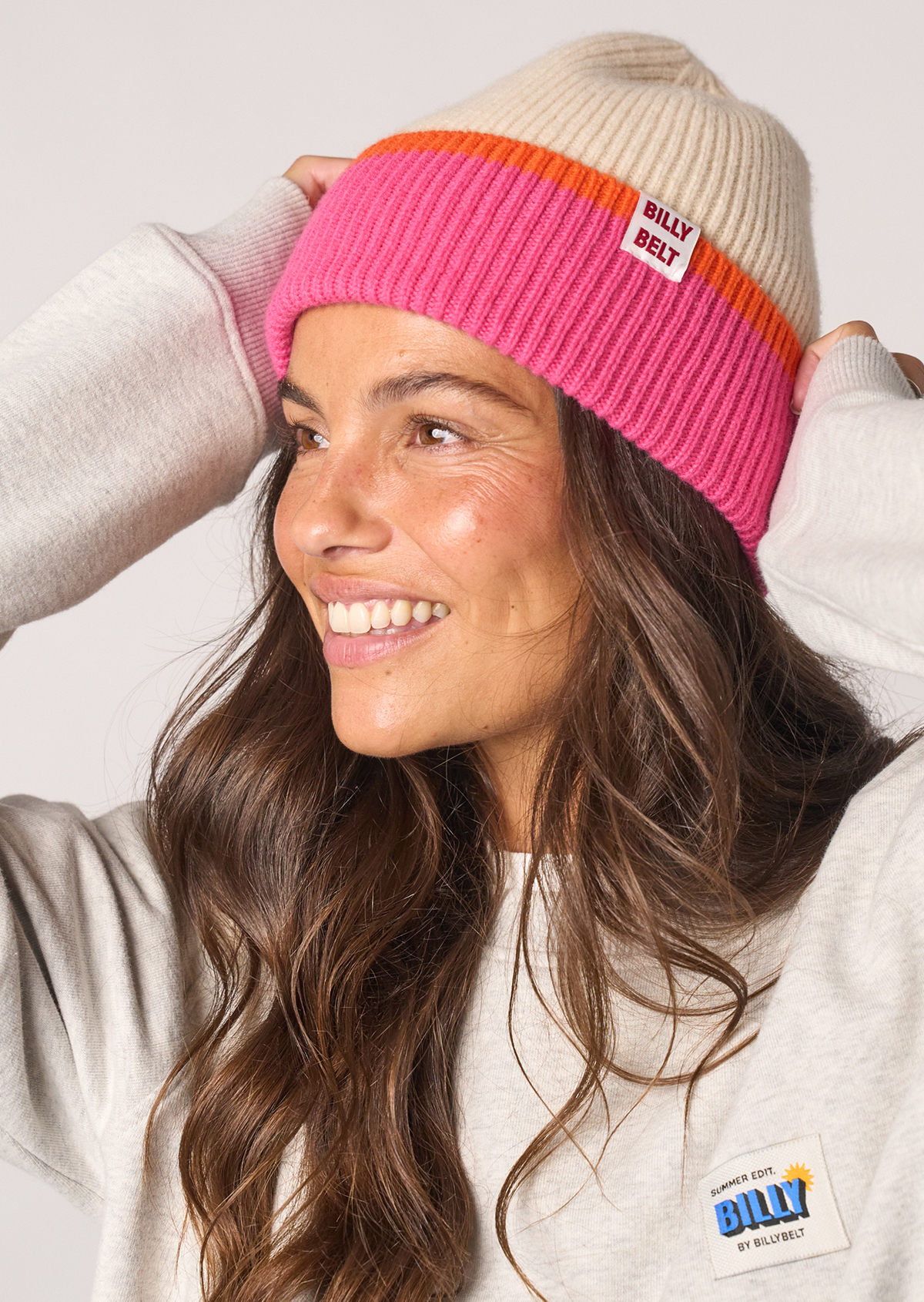 Bonnet en laine BILLYBELT Beige