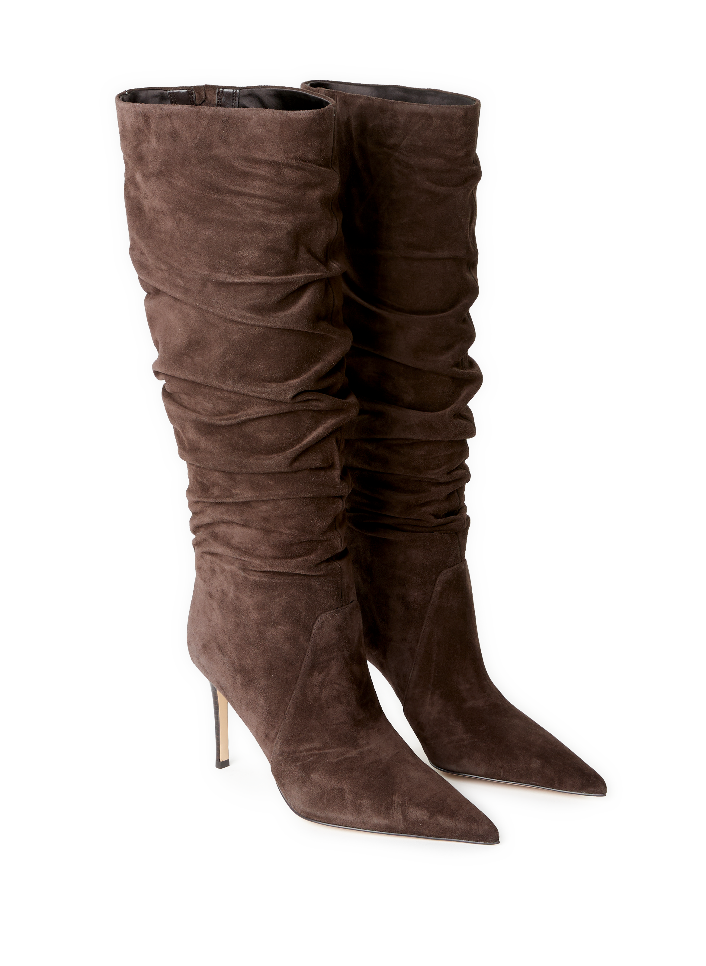 High boots in suede calfskin MICHAEL KORS Brown