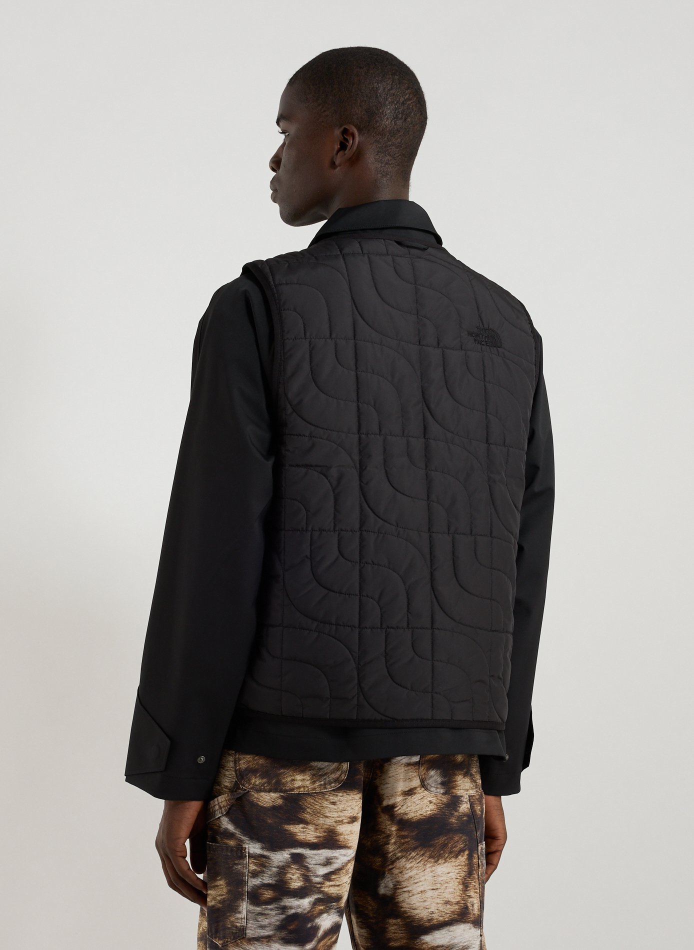 Jacket with classic collar and removable inner vest THE NORTH FACE Black