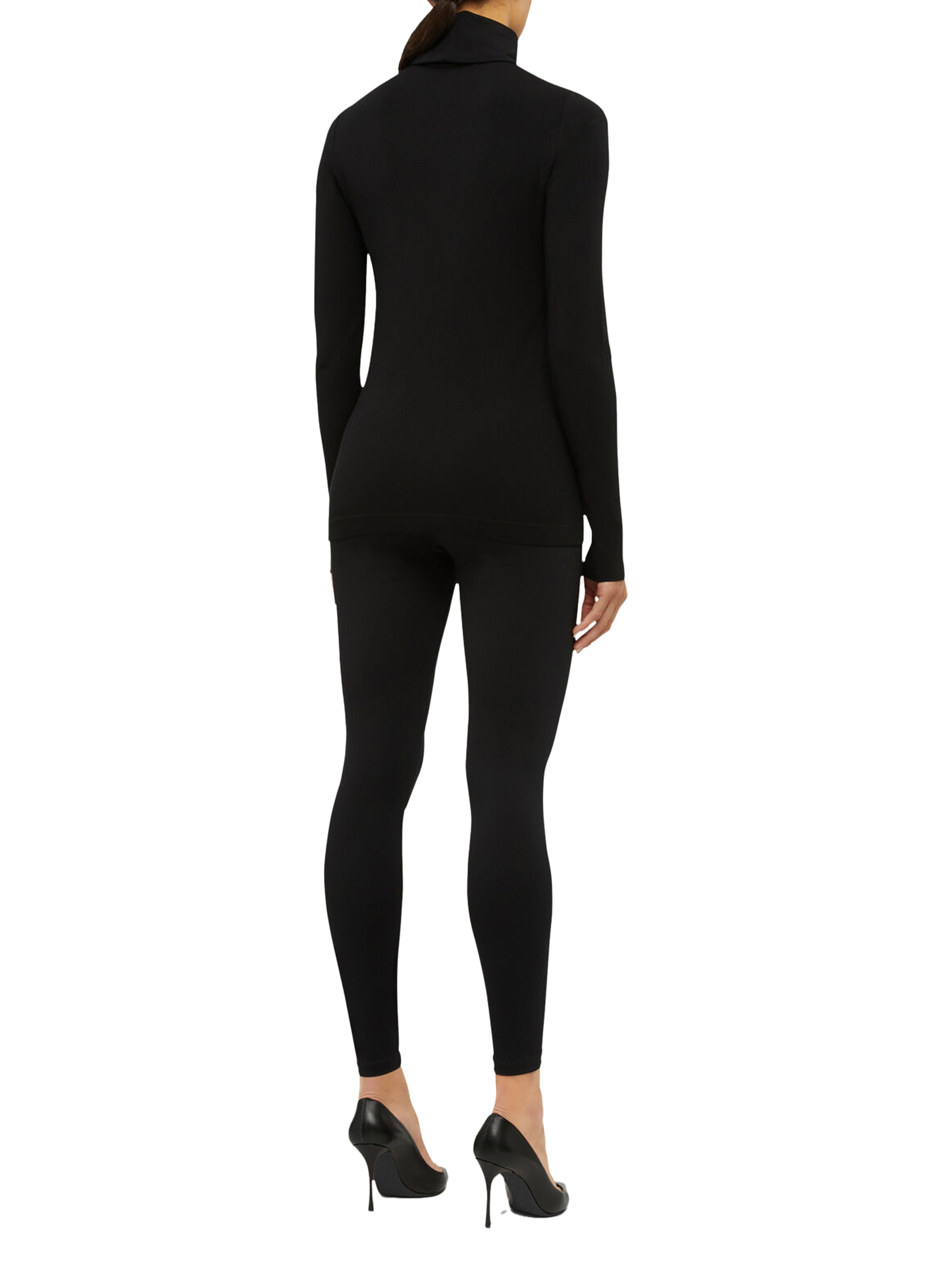 Pull col roulé WOLFORD Noir
