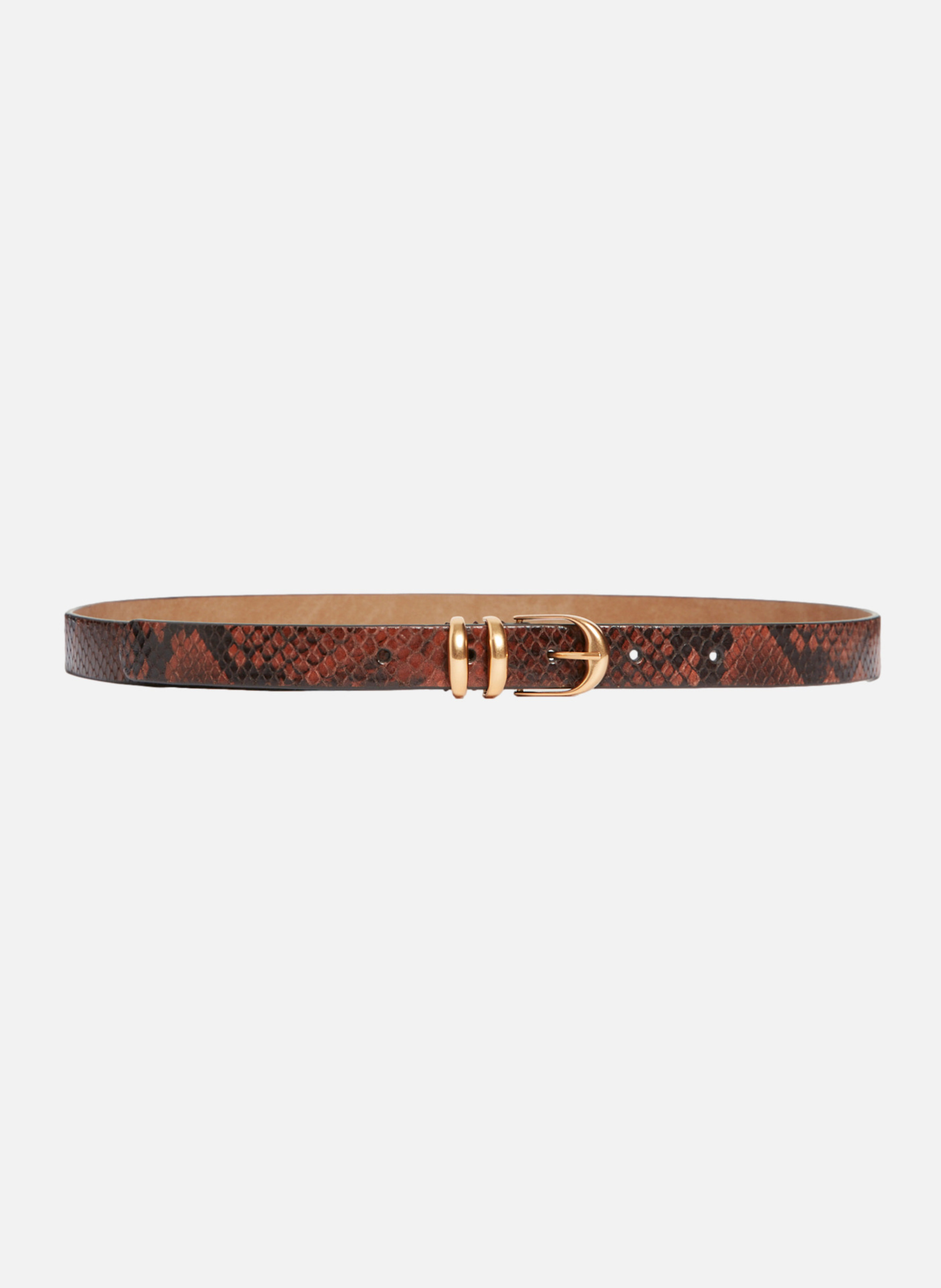 Ceinture 20mm cuir VANESSA BRUNO Marron
