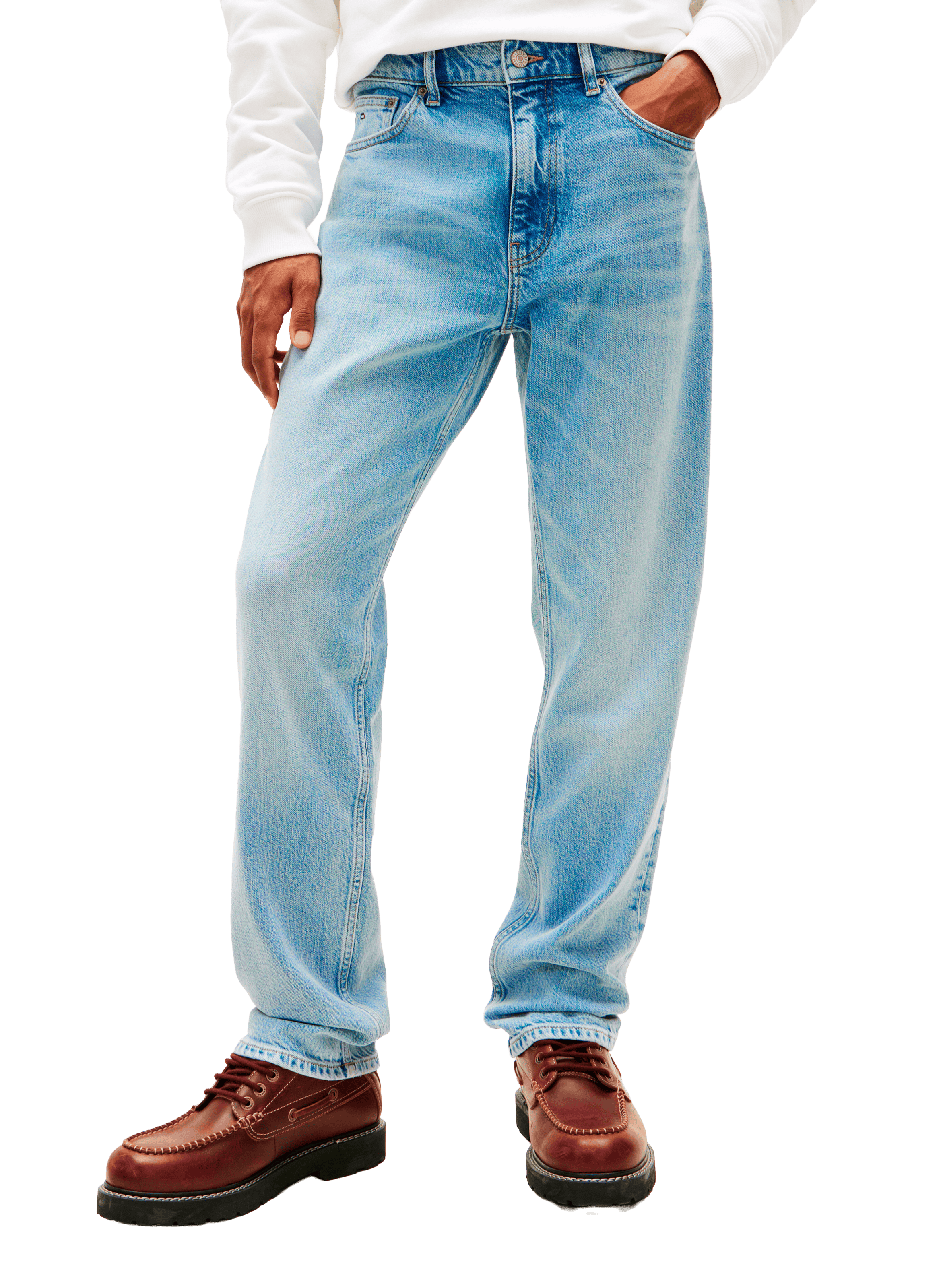 Jean coupe droite TOMMY HILFIGER Bleu