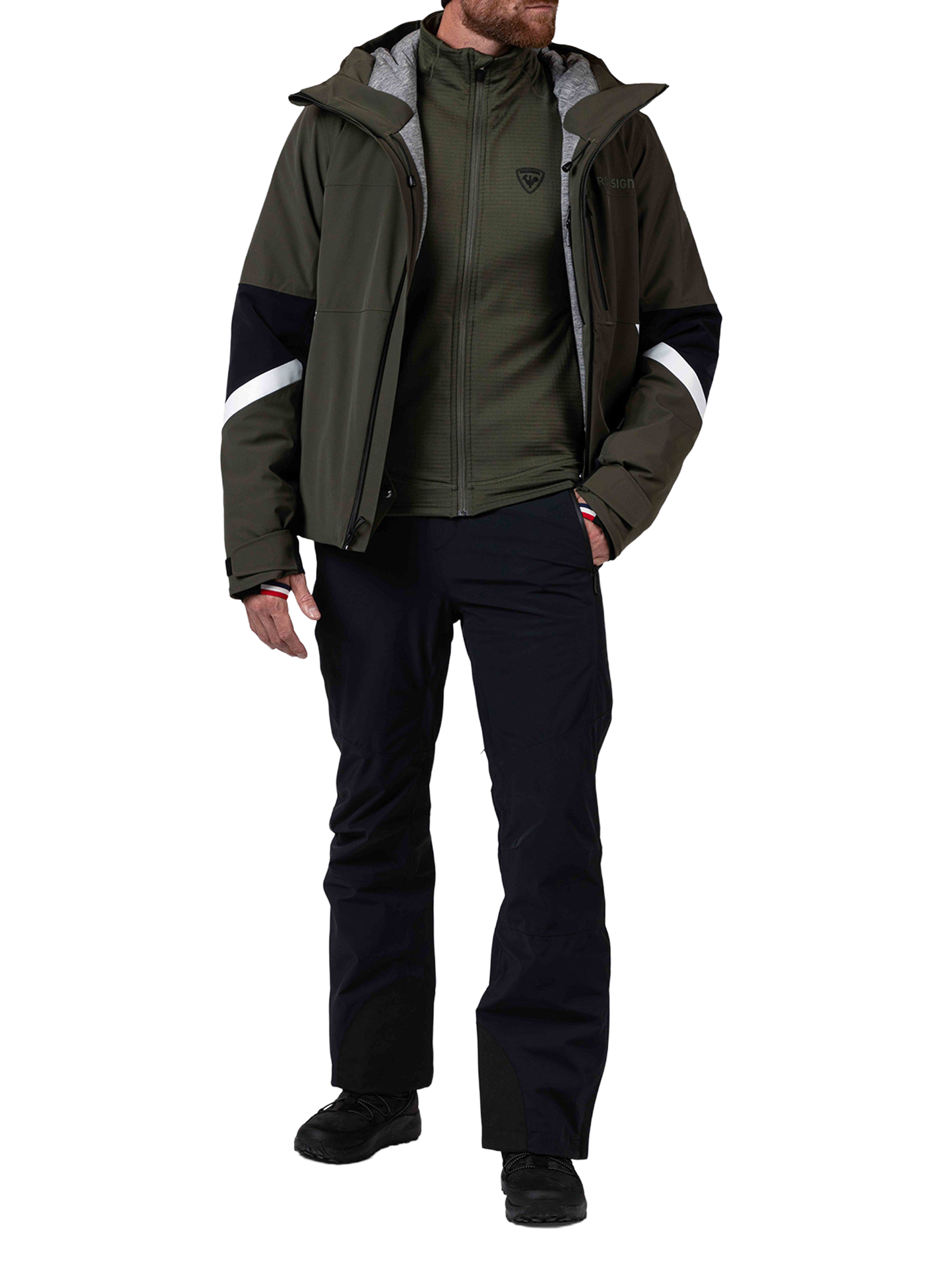 Blackside Fleece Jacket ROSSIGNOL Khaki