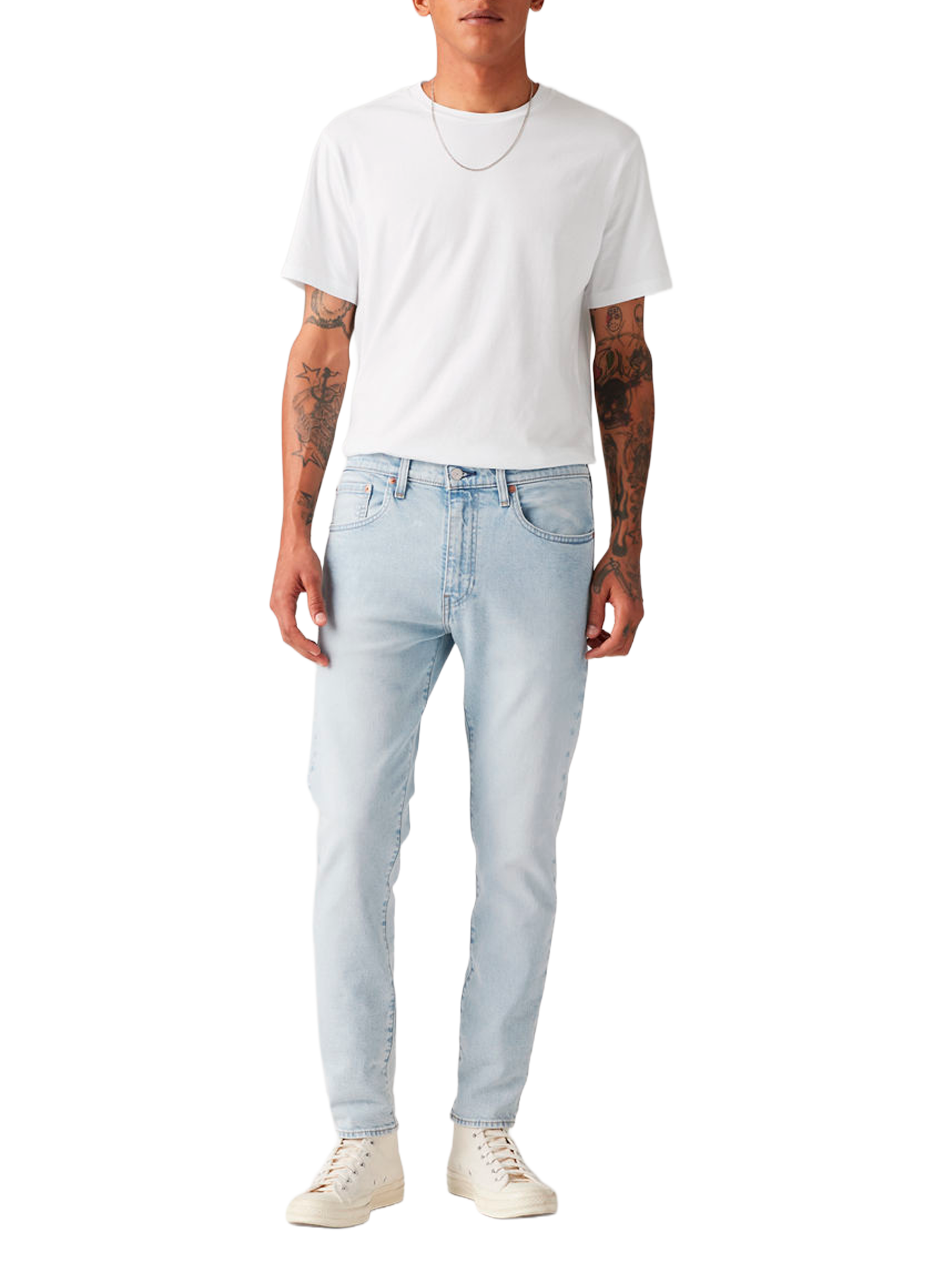 Straight cotton jeans LEVI'S Blue