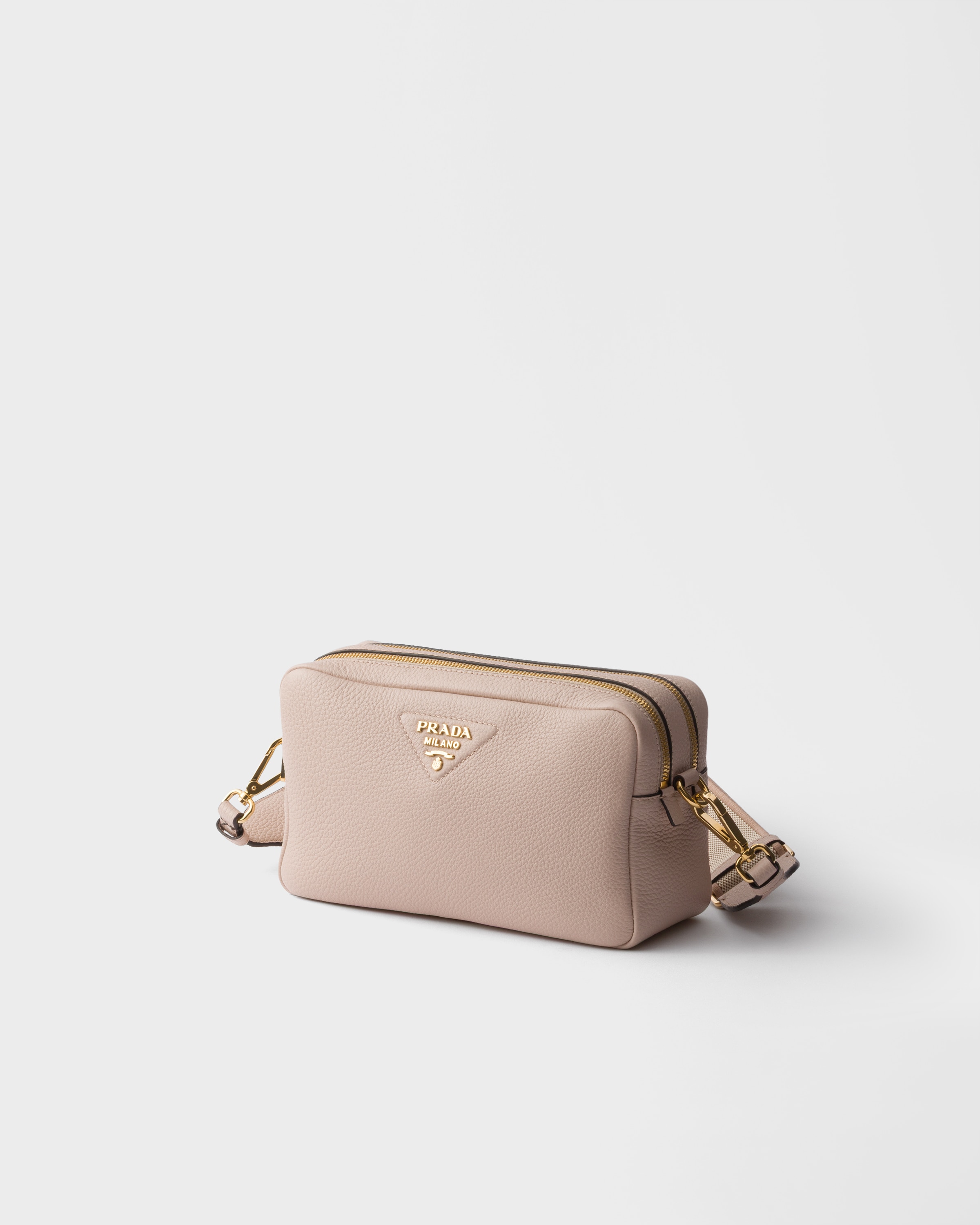 Petit sac à bandoulière en cuir PRADA Rose