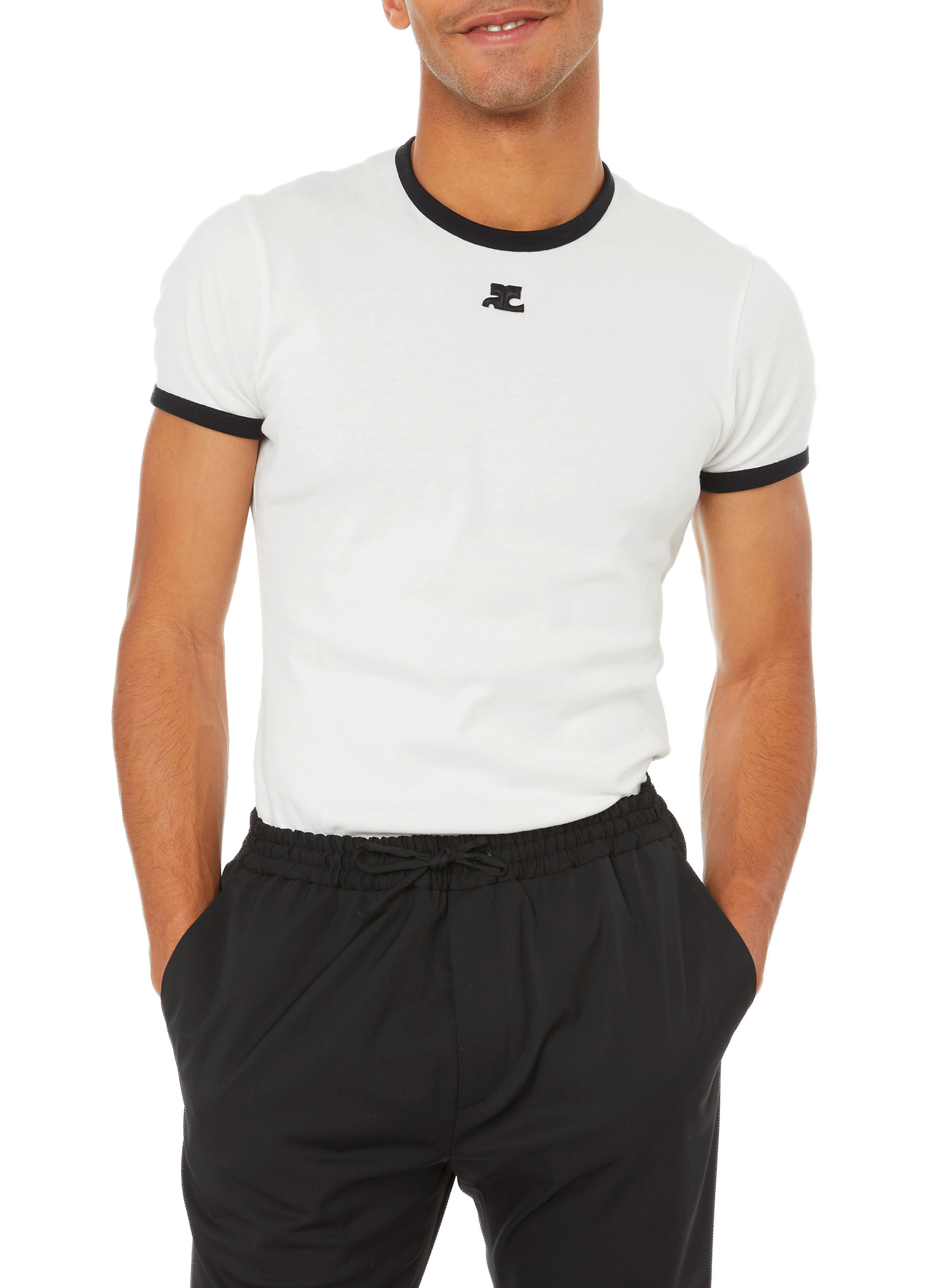 T-shirt en coton COURRÈGES Multicolore