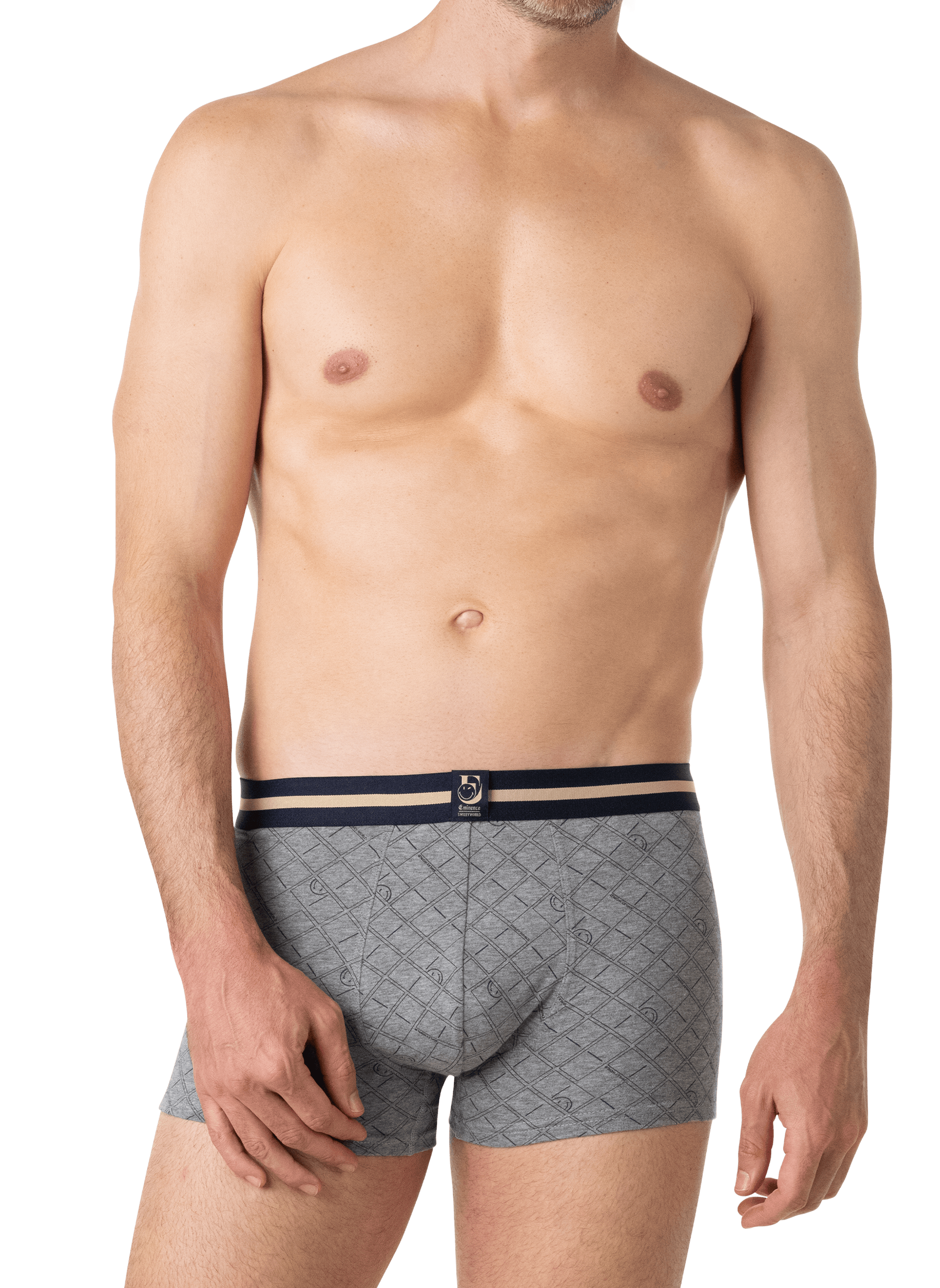Lot de 3 boxers en coton mélangé EMINENCE Multicolore