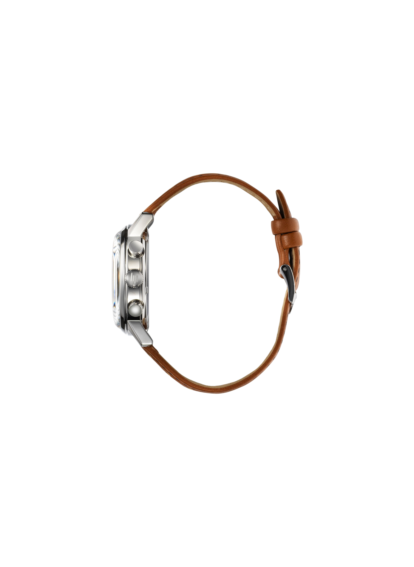 Montre quartz Rallye Méca chronographe en cuir LIP Noir