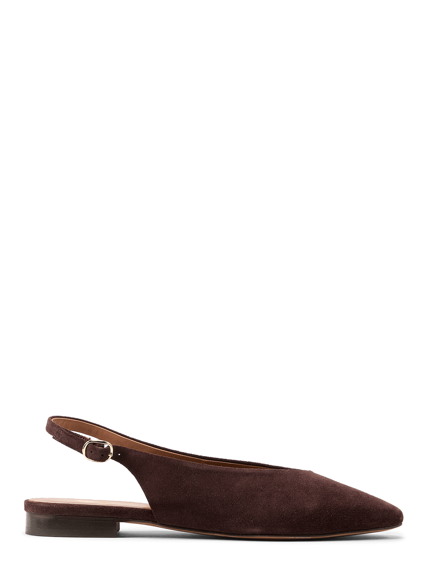 Ballerines sling-back Anouk en cuir daim BOBBIES Marron