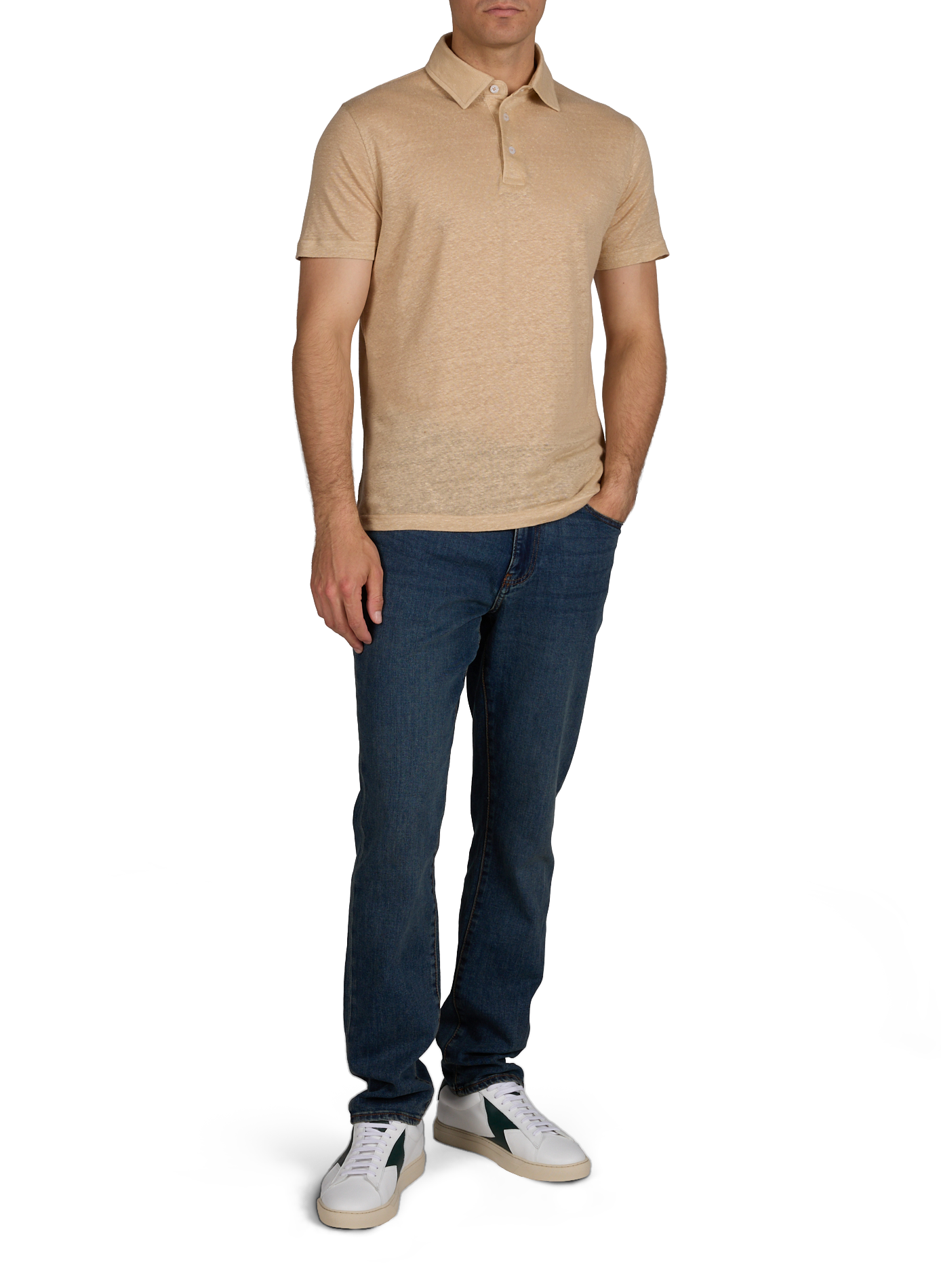 Jean slim en coton mélangé ARMANI EXCHANGE Bleu