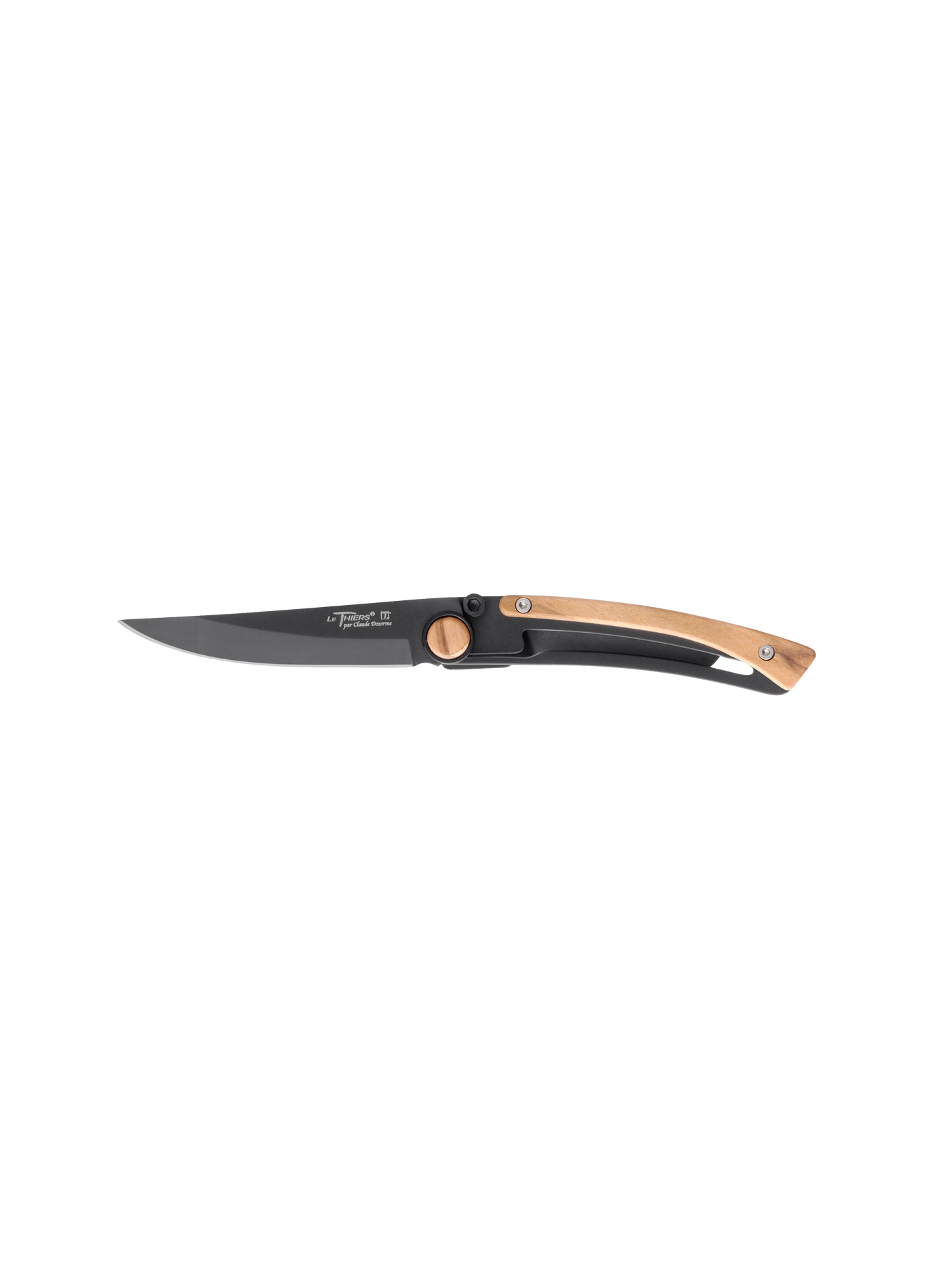 Pocket knife Liner Thiers DOZORME Brown
