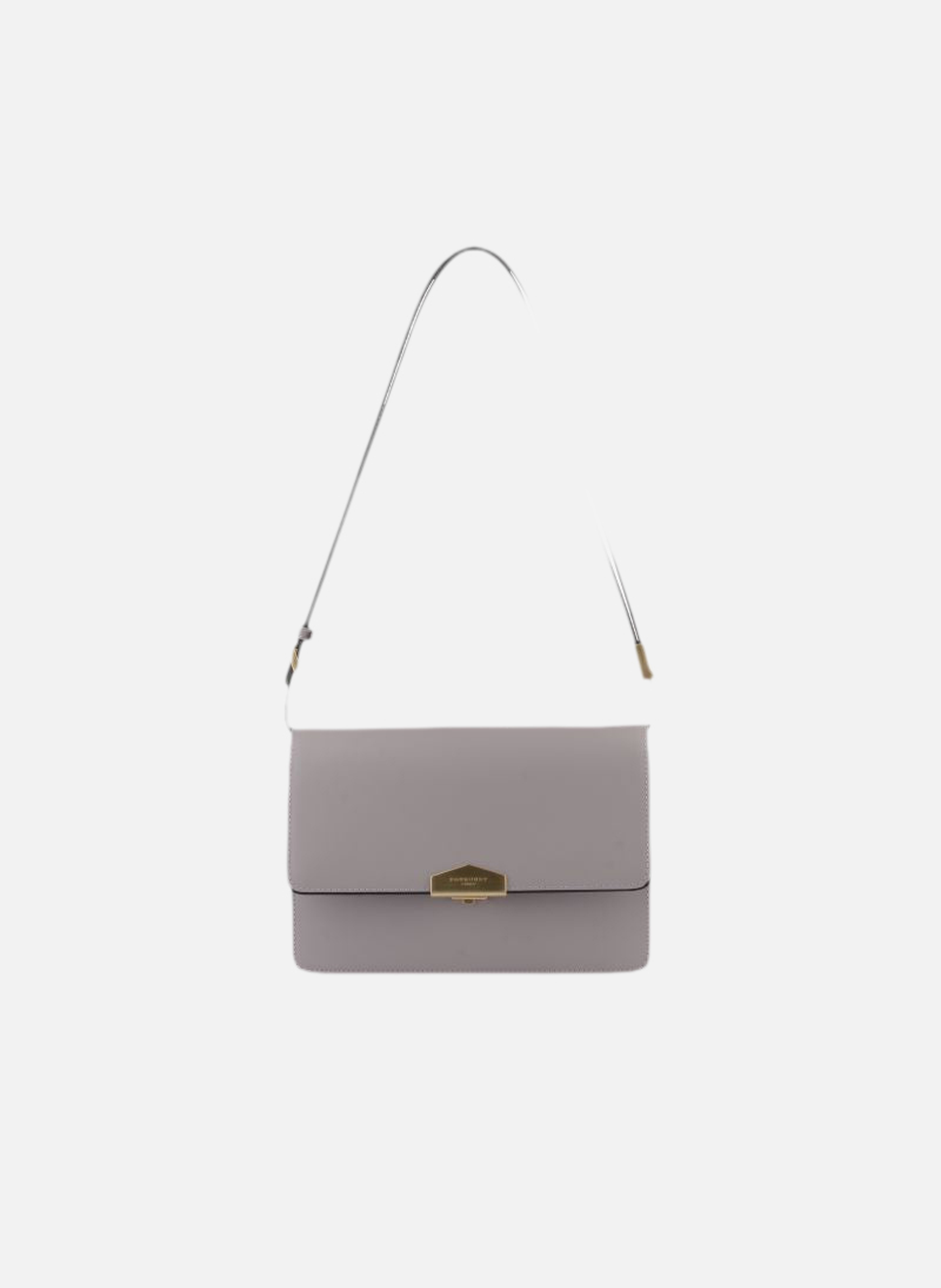 Anjou | sac porté épaule mm en cuir lisse  Lilas