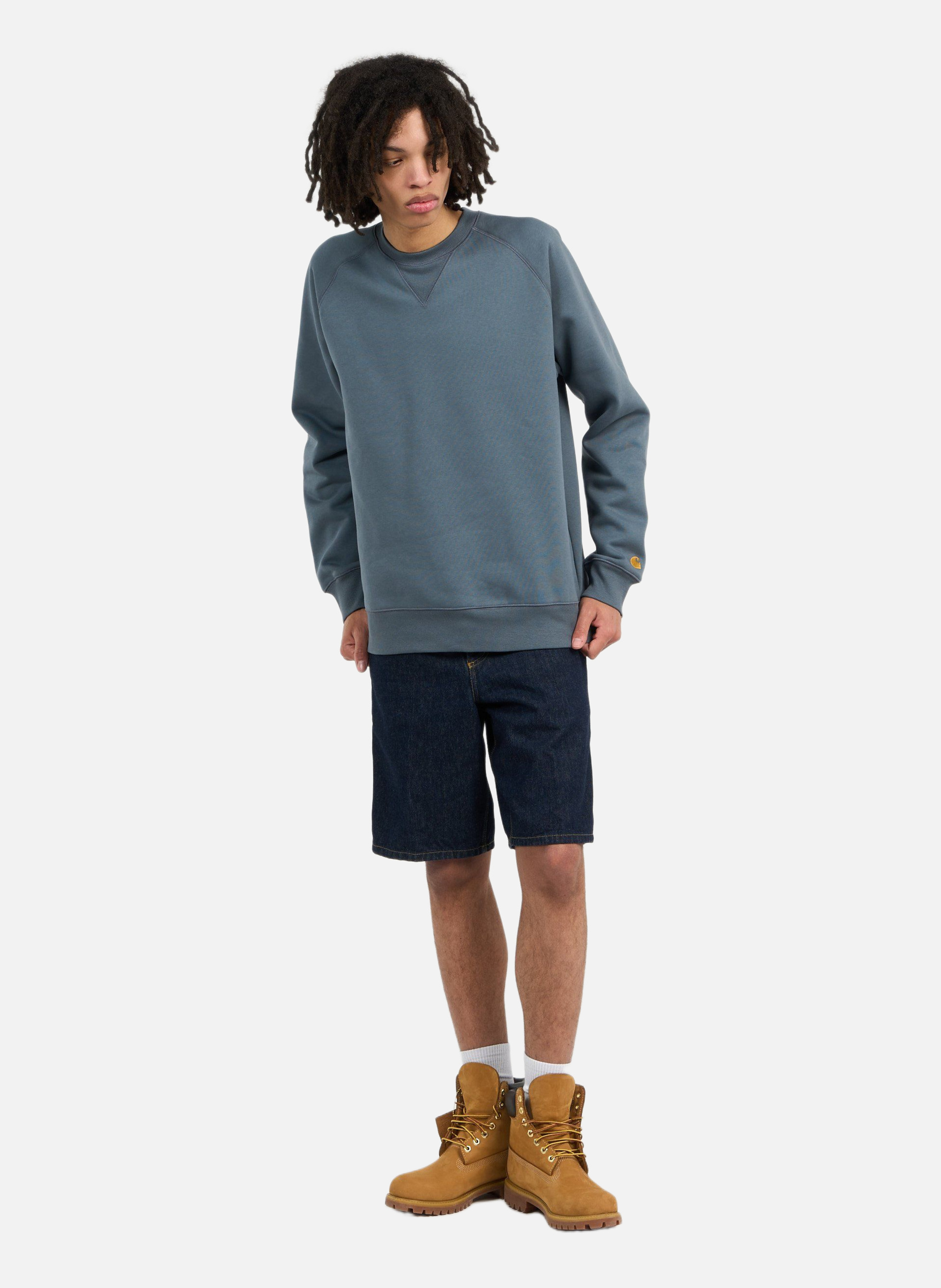 Sweatshirt chase CARHARTT WIP Bleu