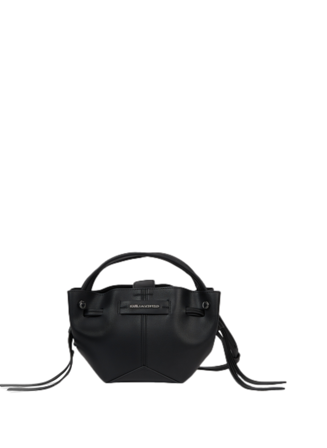 Mini sac sceau K/Pierced KARL LAGERFELD Noir