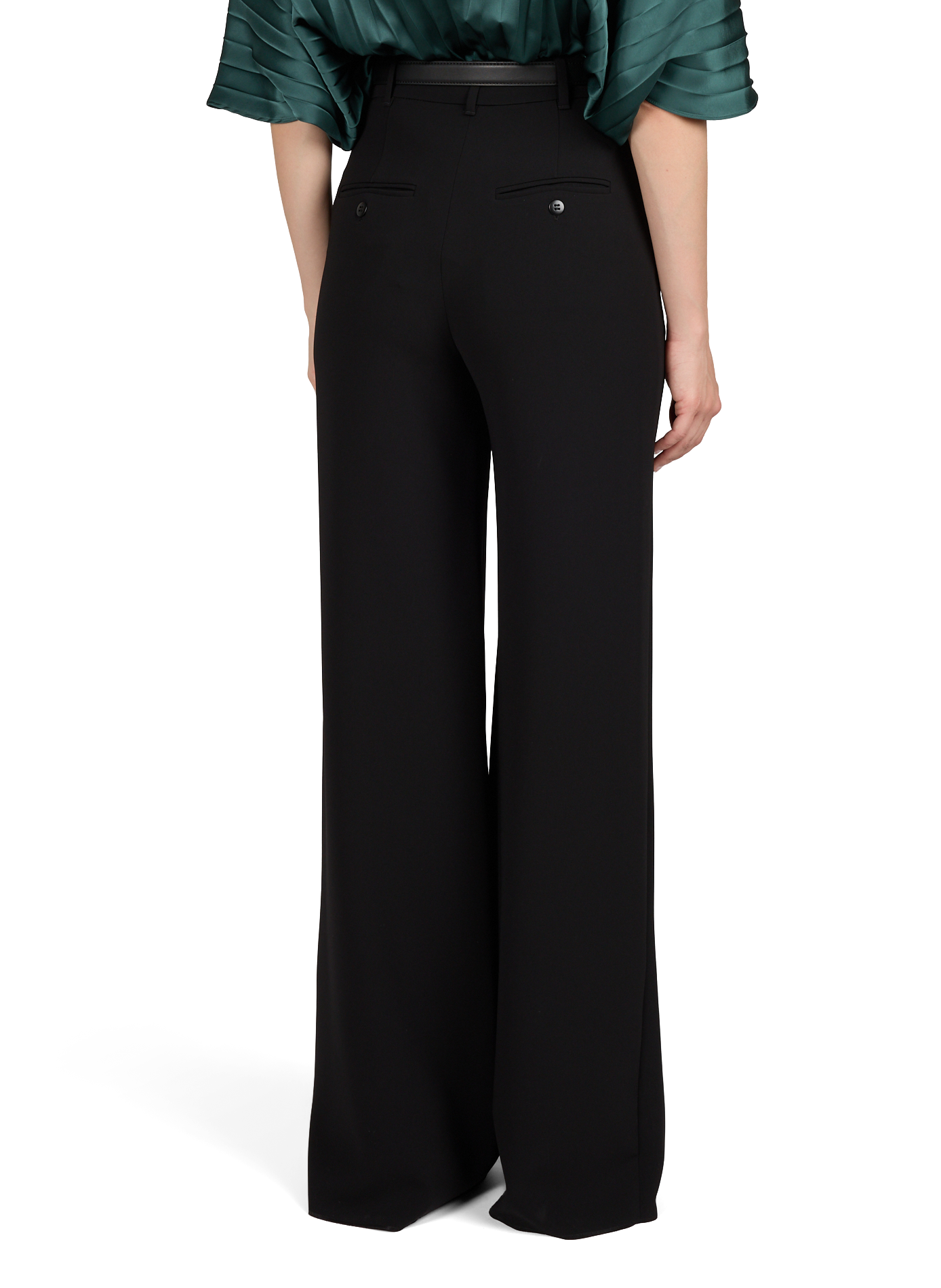 Wide-leg trousers MAX MARA STUDIO Black