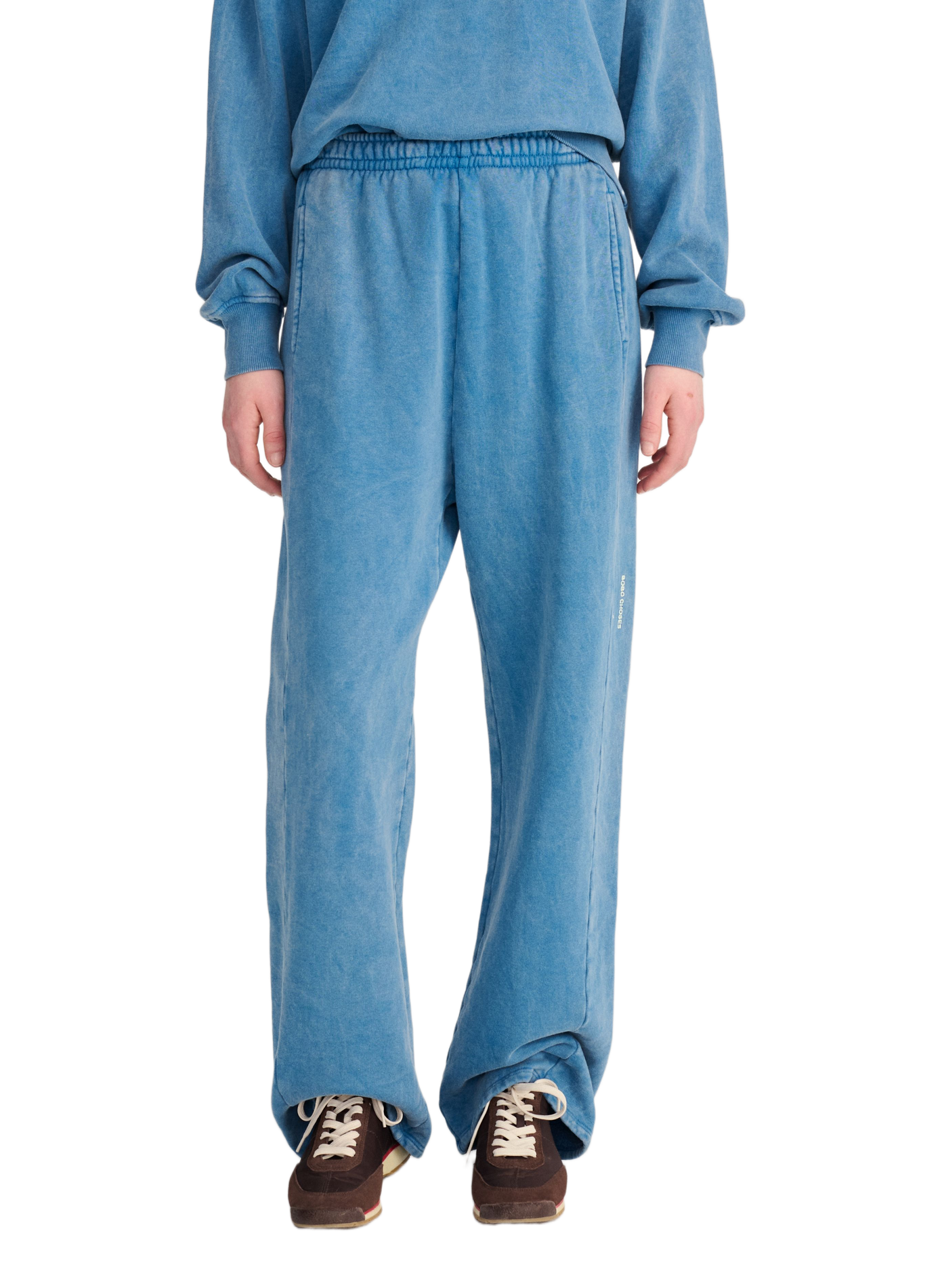 Weite Baumwoll-Sweatpants BOBO CHOSES Blau
