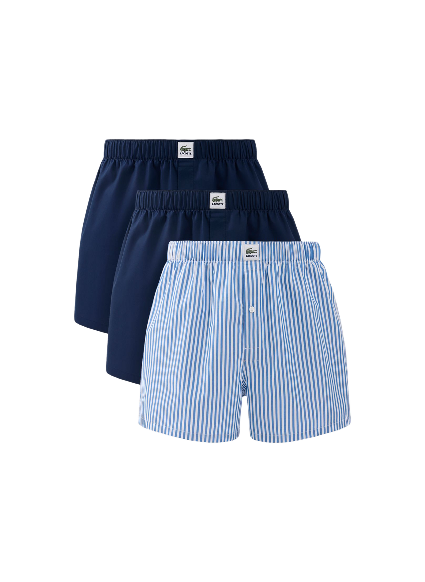 Lot de 3 caleçons en coton LACOSTE Multicolore