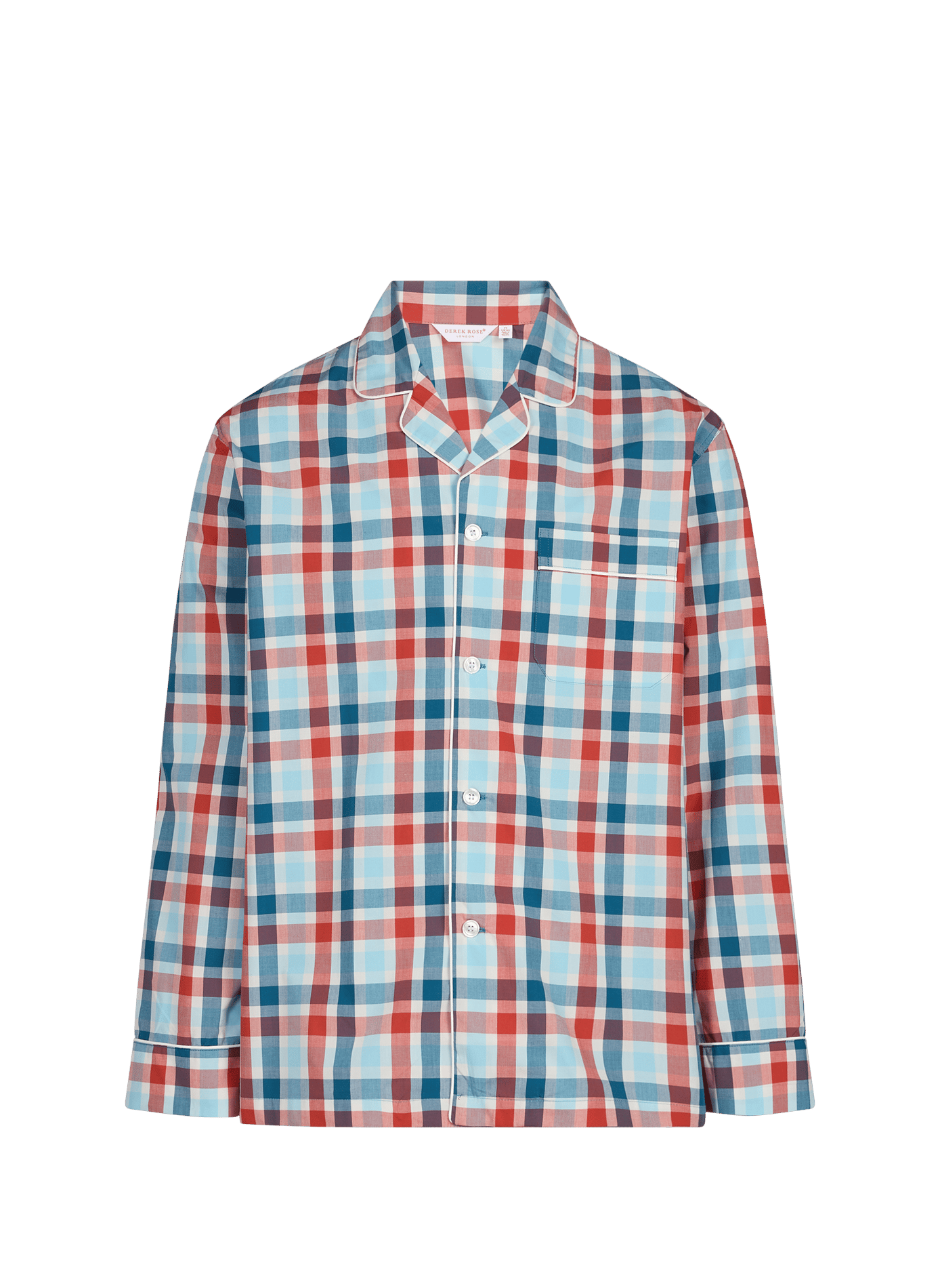 Baumwoll-Pyjamaset DEREK ROSE Blau