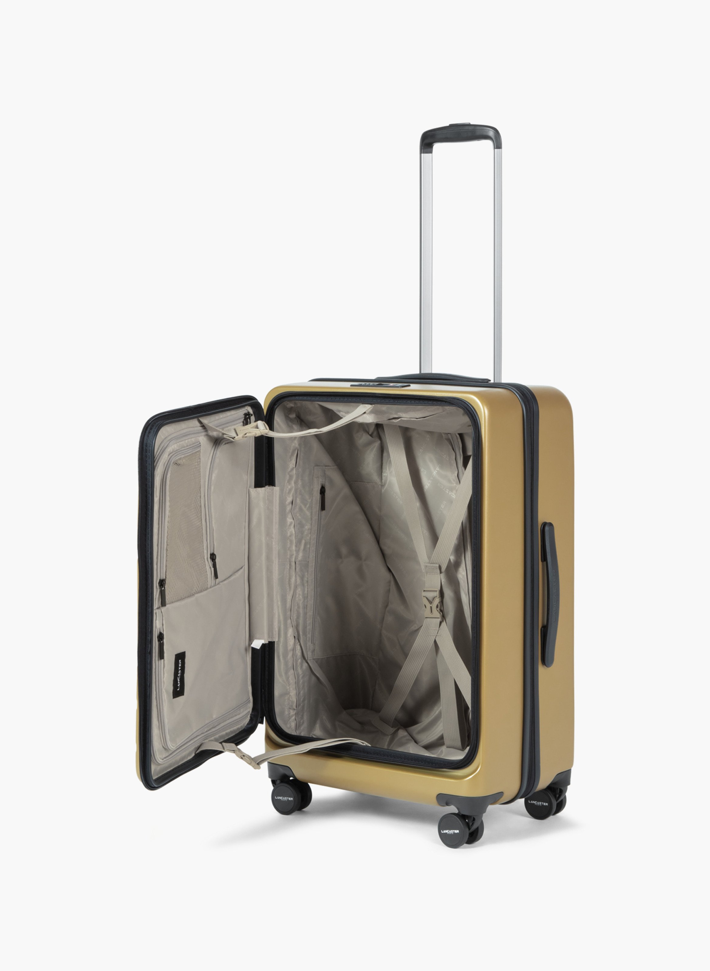 Set de 3 valises cdg - bagages LANCASTER Doré
