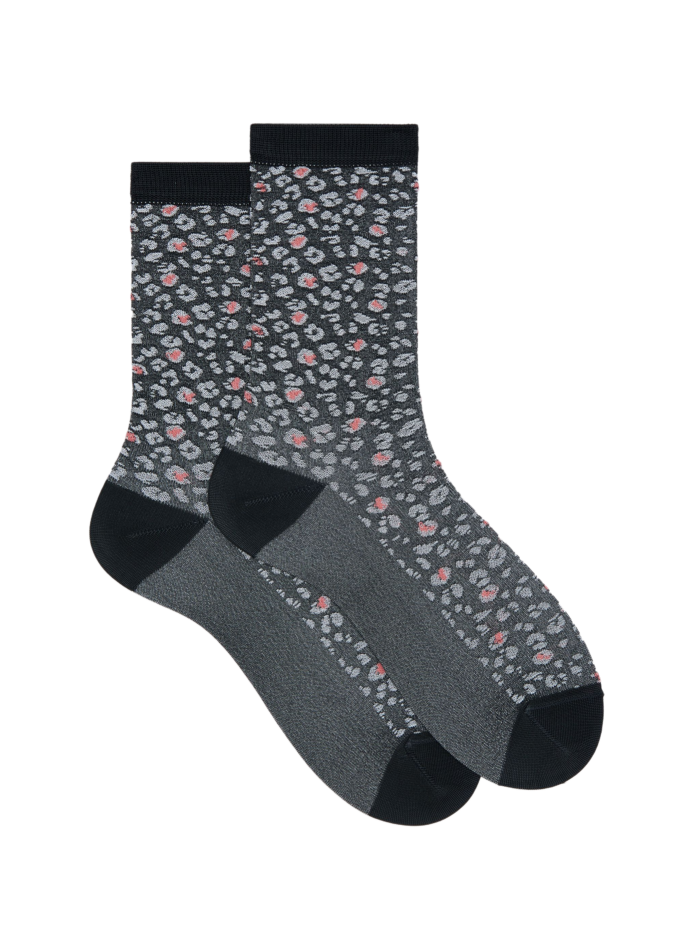 Chaussettes mi-hautes à imprimé DORÉ DORÉ Noir