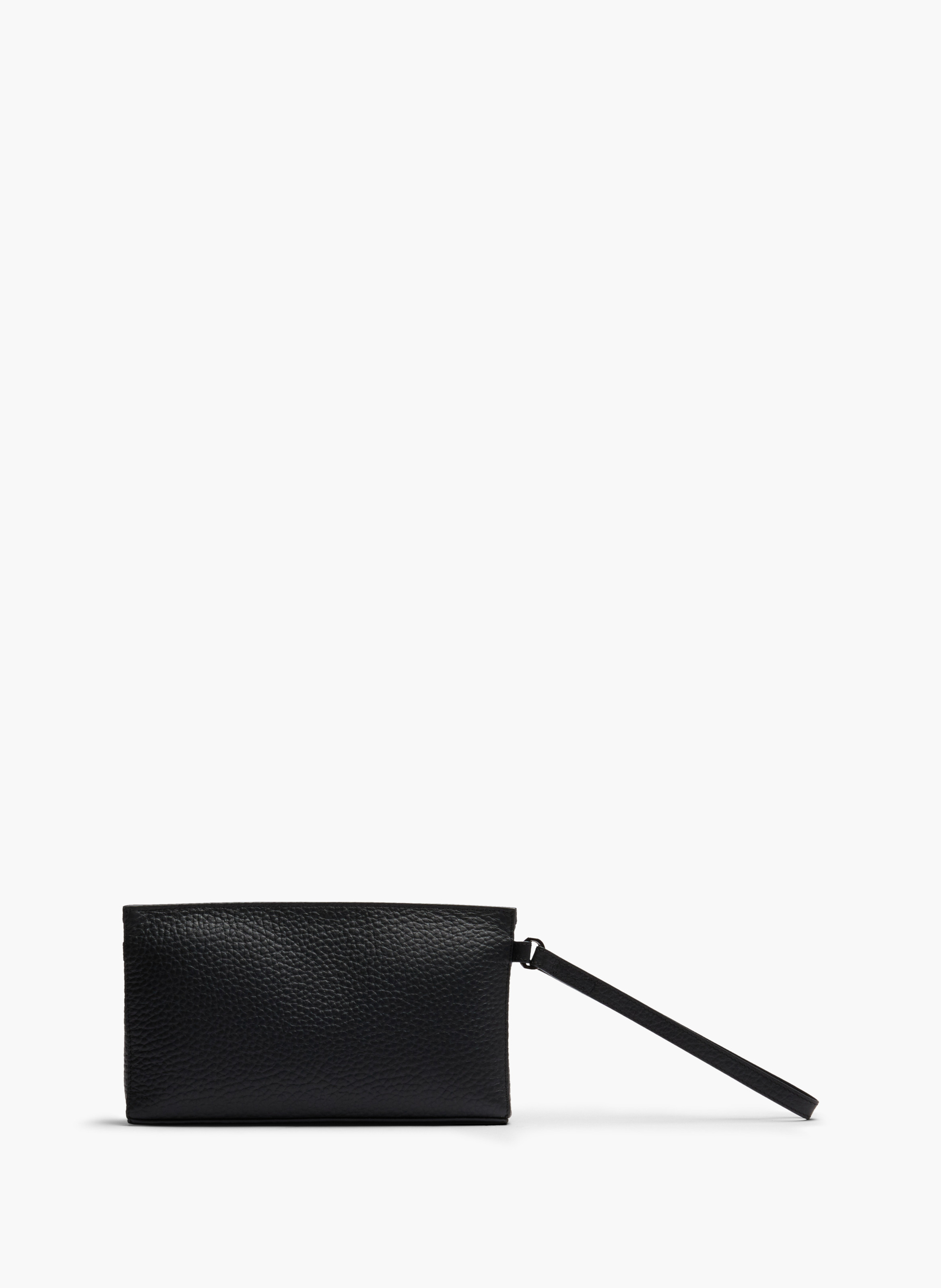 Pochette zippée s milo de lancel en cuir LANCEL Noir